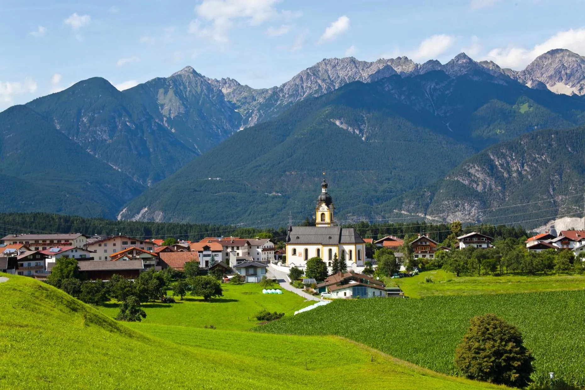 Natural landscape in Hotel Krone