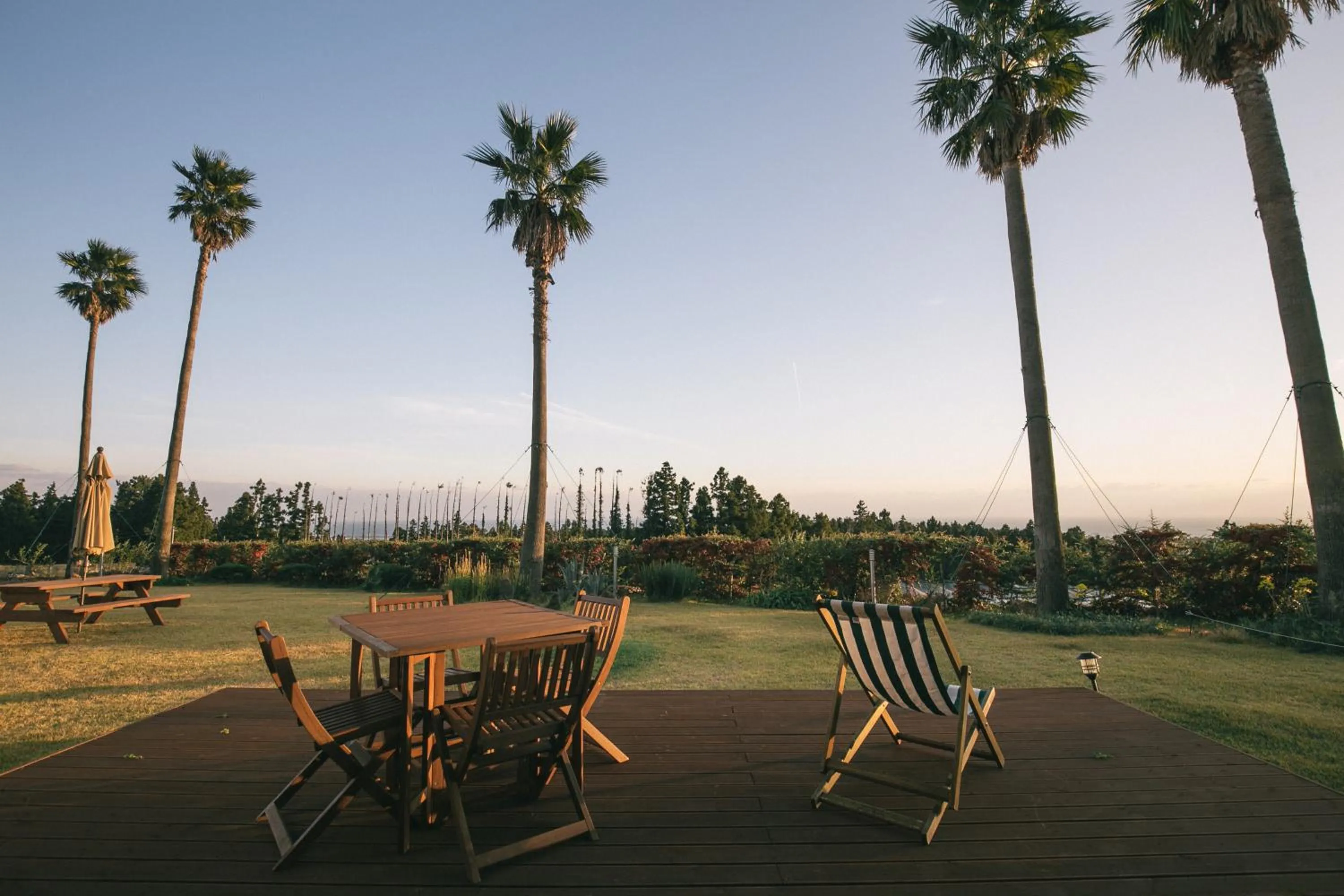 Garden in La Pause Pension