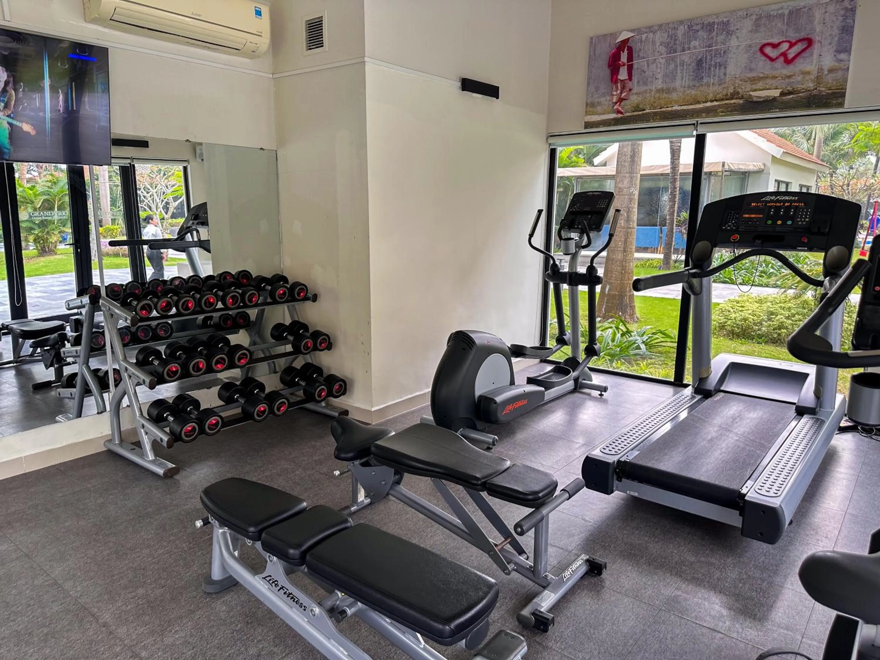 Fitness centre/facilities in Grandvrio Ocean Resort Danang