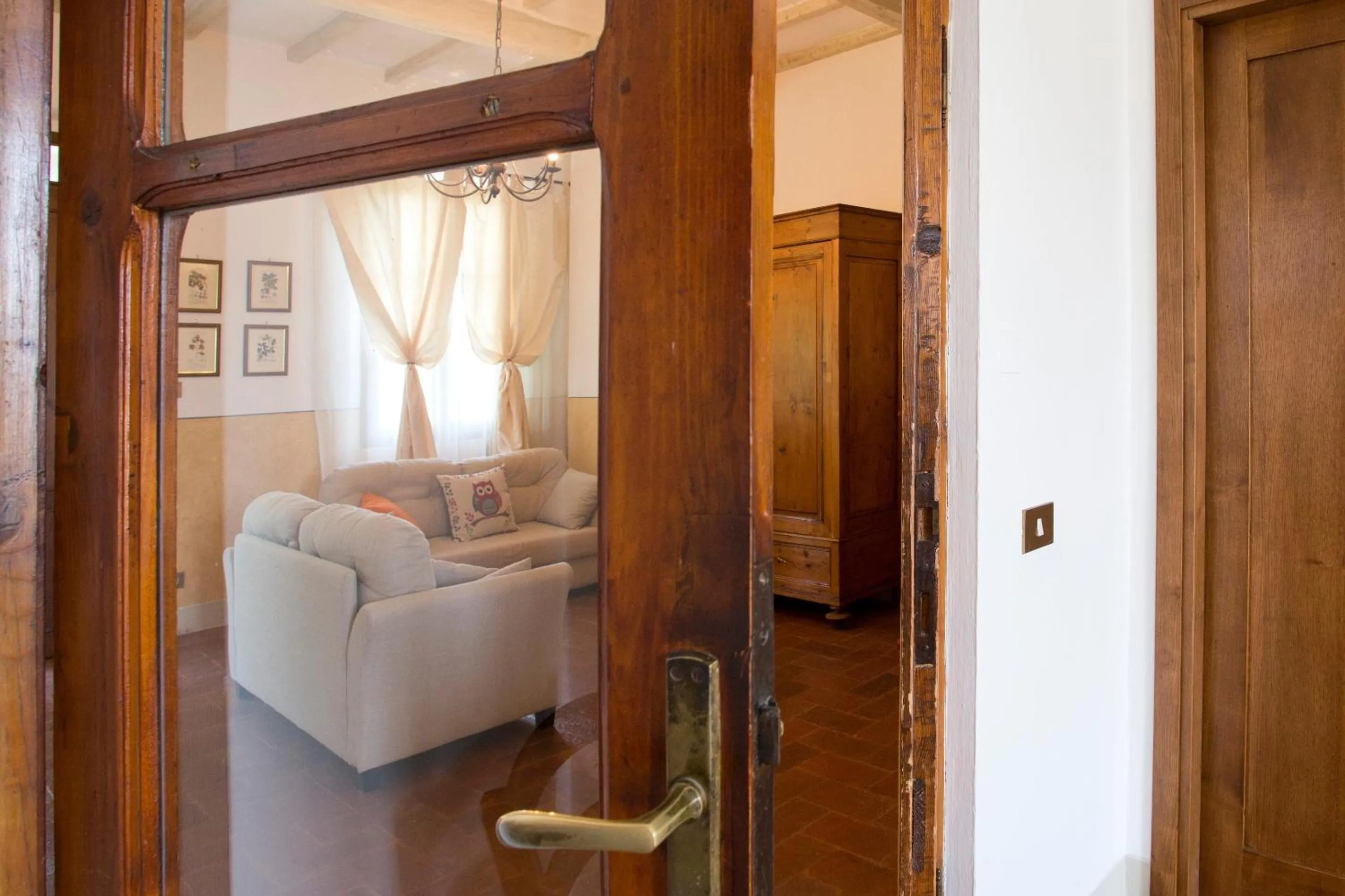 Decorative detail in Agriturismo San Galgano