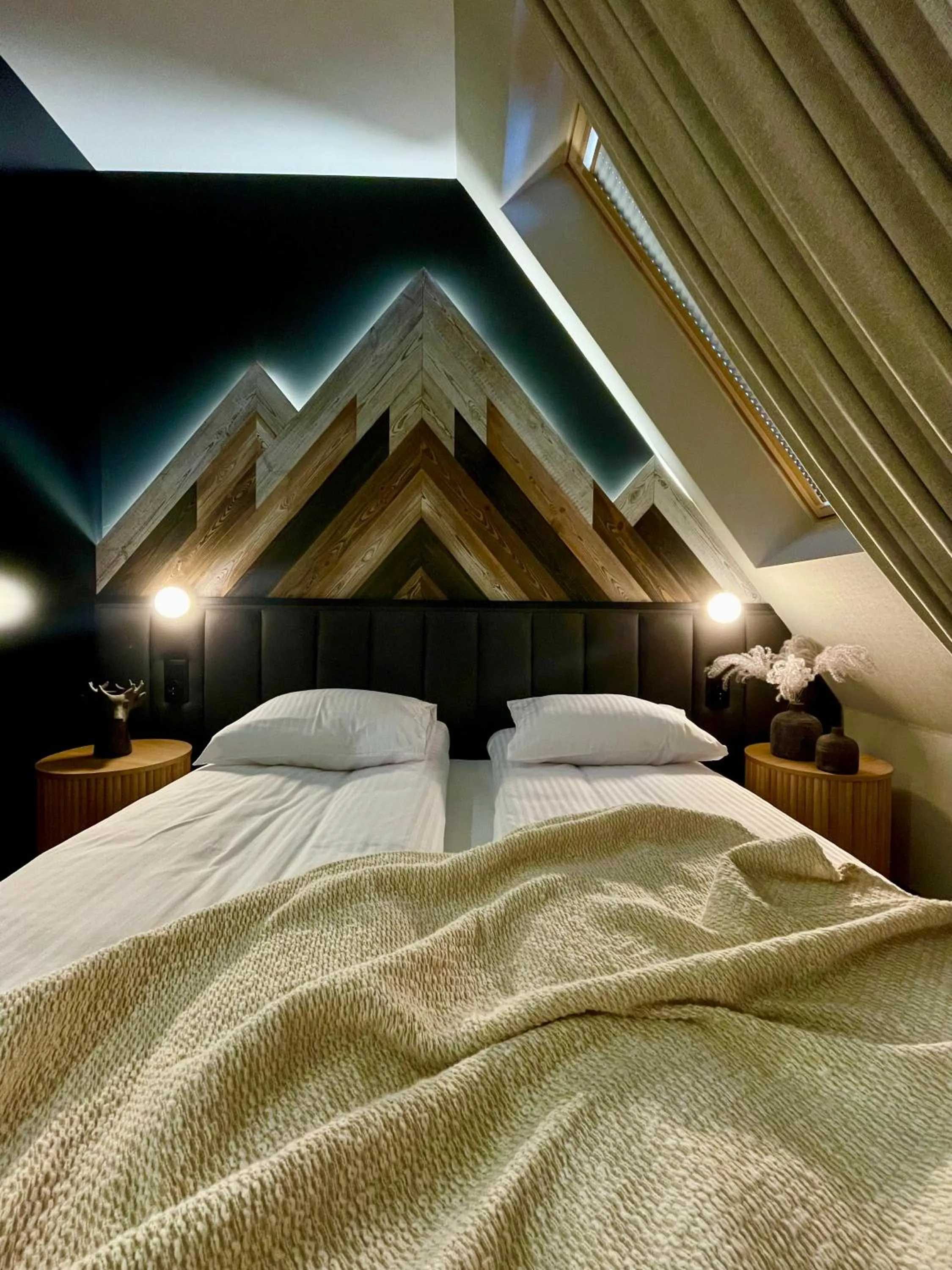 Bed in Apart-Center Złota Residence
