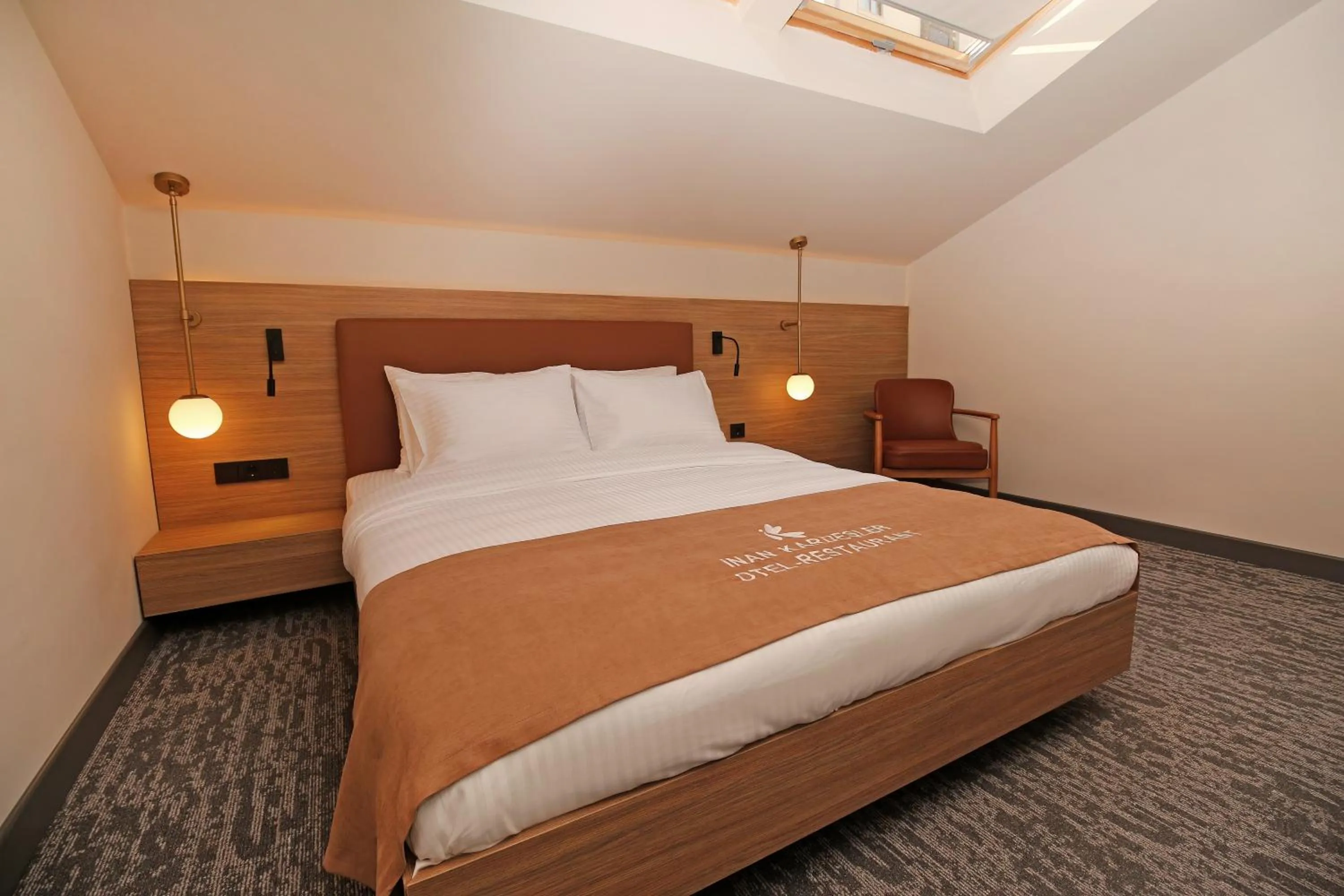 Bed in İnanlar City Hotel