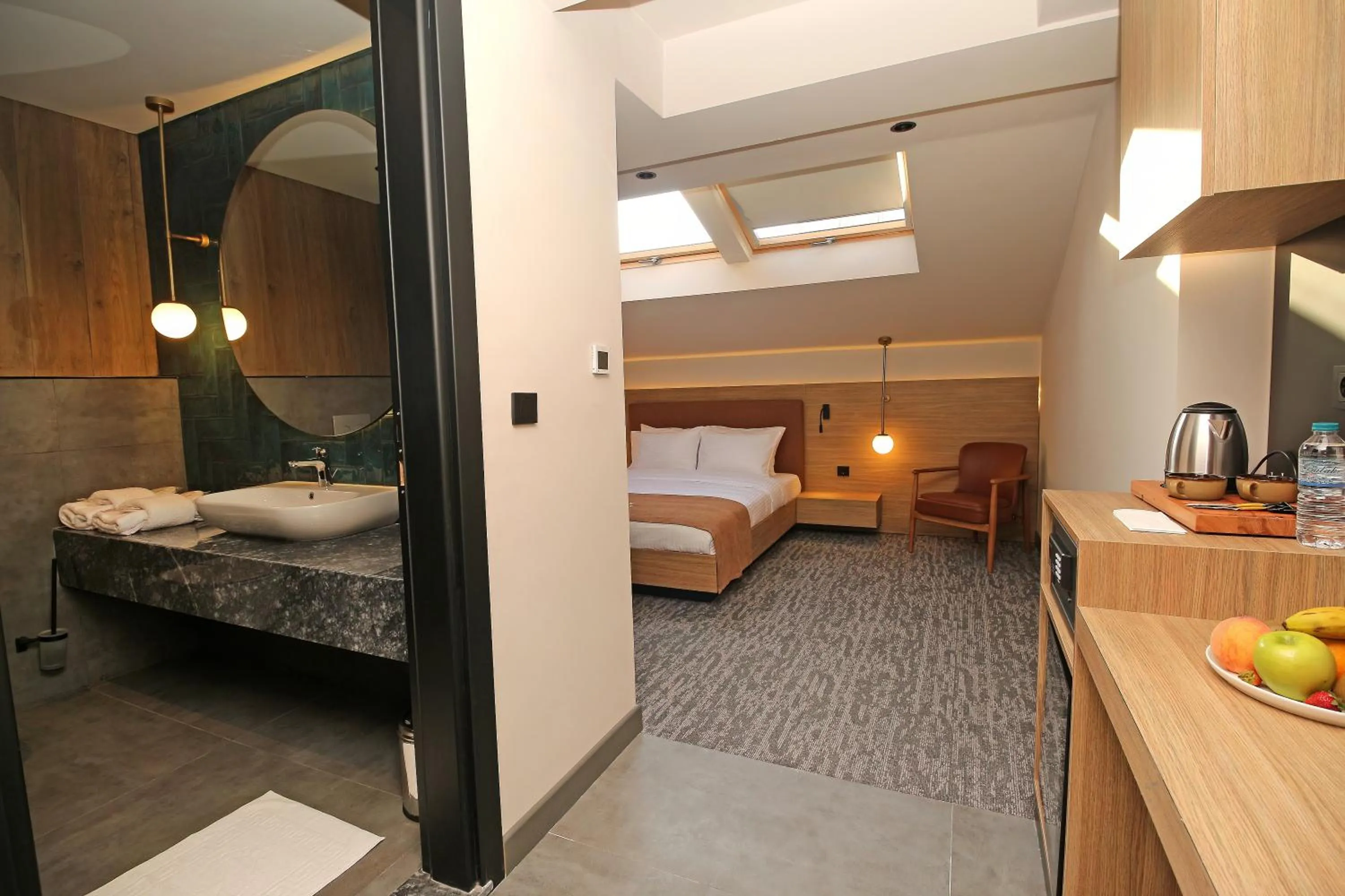 Bed in İnanlar City Hotel