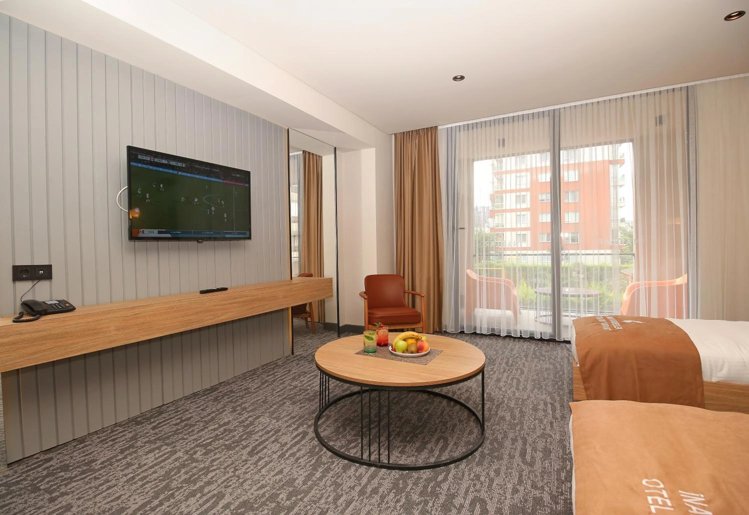 Bed in İnanlar City Hotel