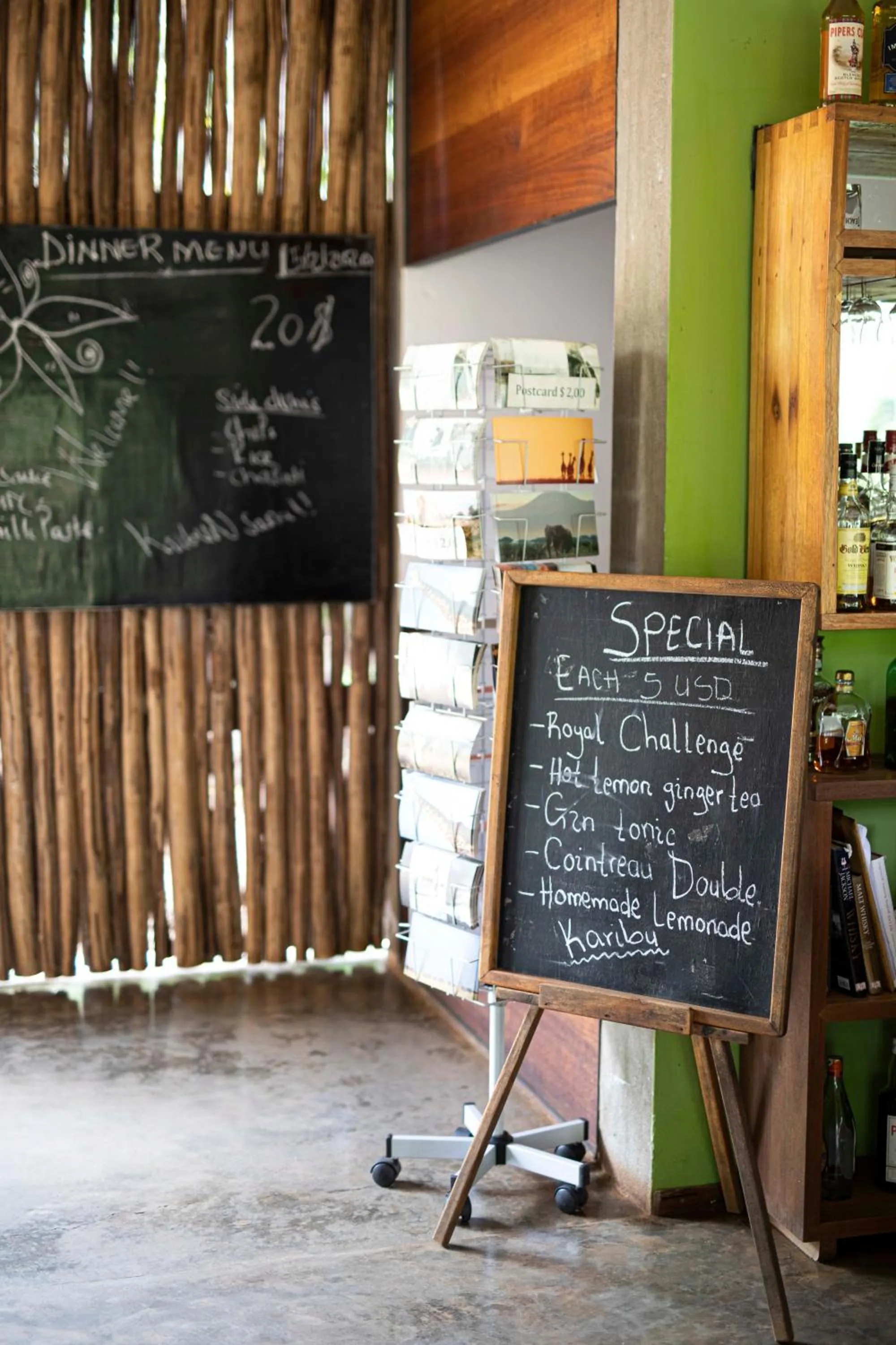 Text overlay in Kaliwa Lodge