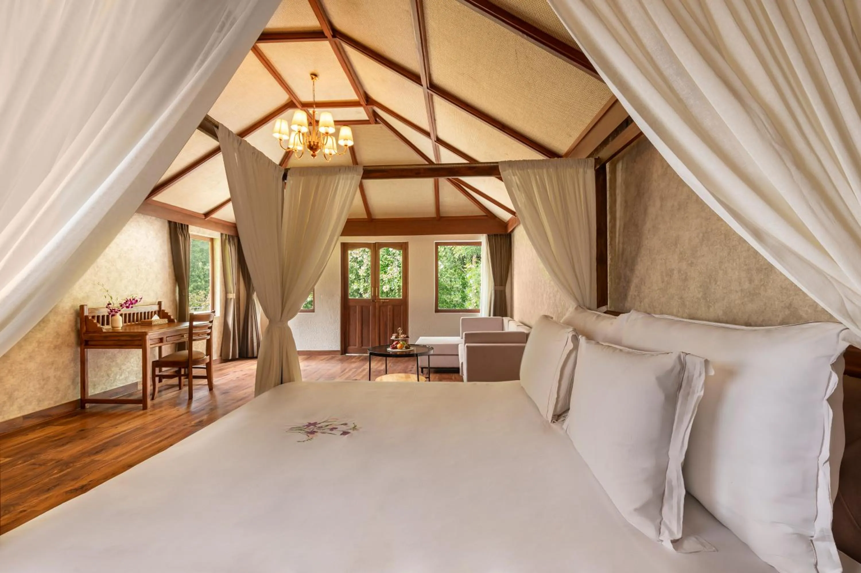 Bed in ZANA Luxury Forest Resort, Ranthambore