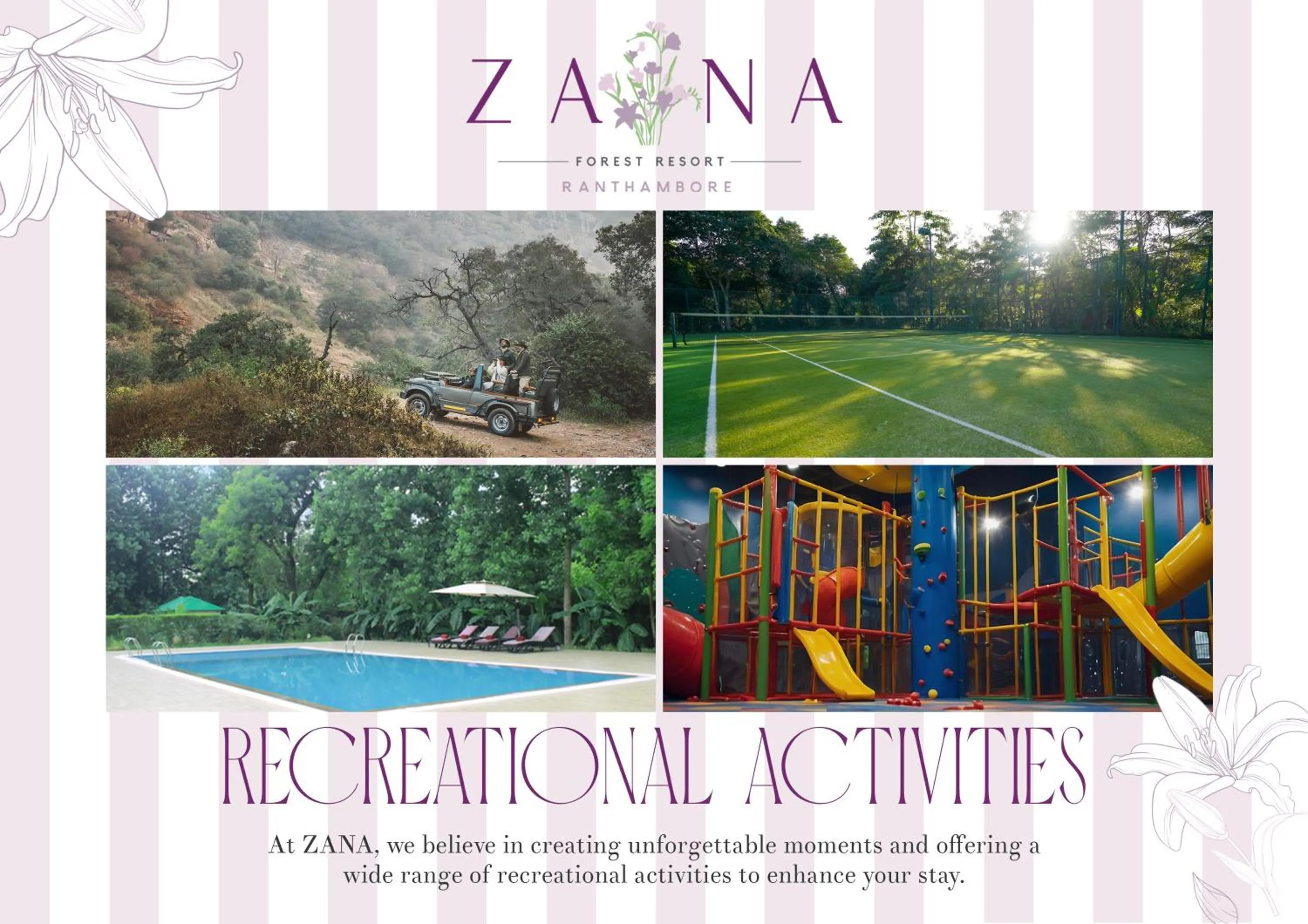 Activities in ZANA Luxury Forest Resort, Ranthambore