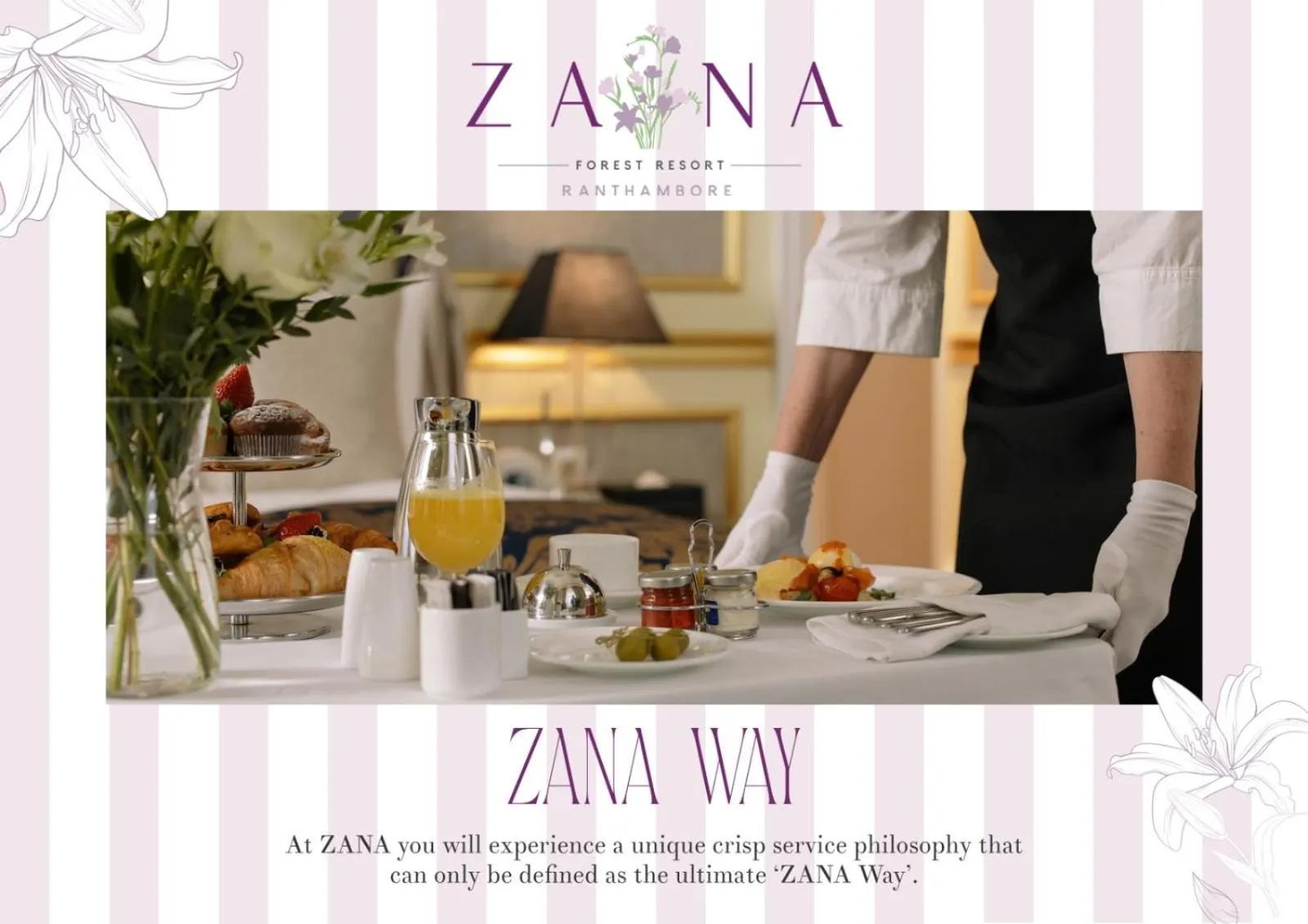 Area and facilities in ZANA Luxury Forest Resort, Ranthambore