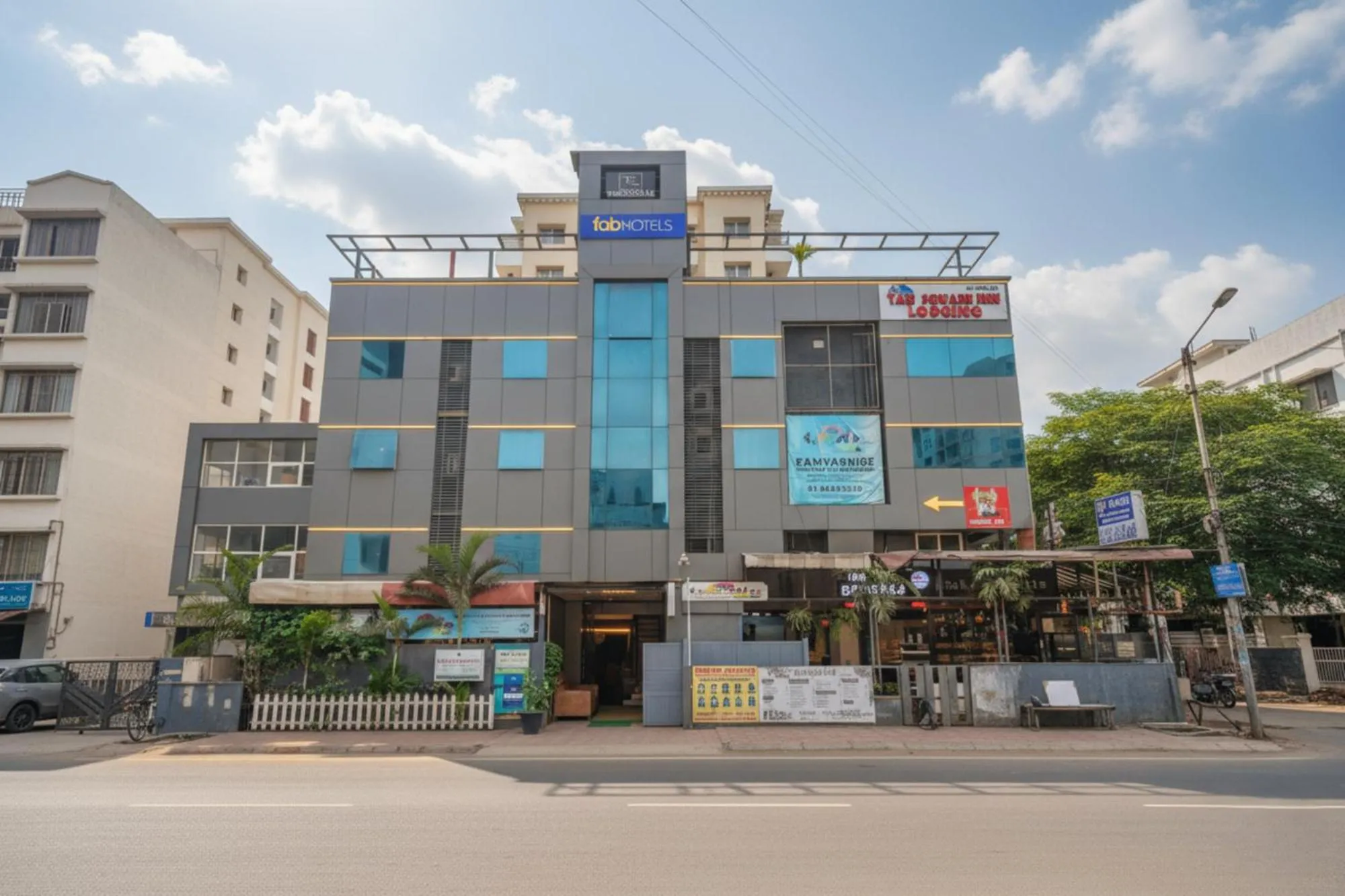 Property building in FabHotel Tan Square - Nr Eon IT Park