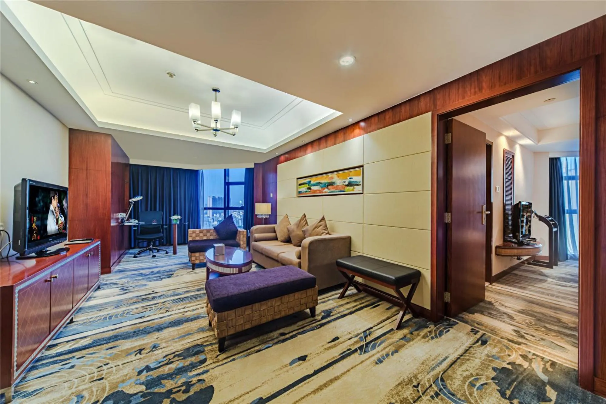 Seating area in Haikou Mingguang Shengyi Hotel (Previous Mingguang International Hotel)