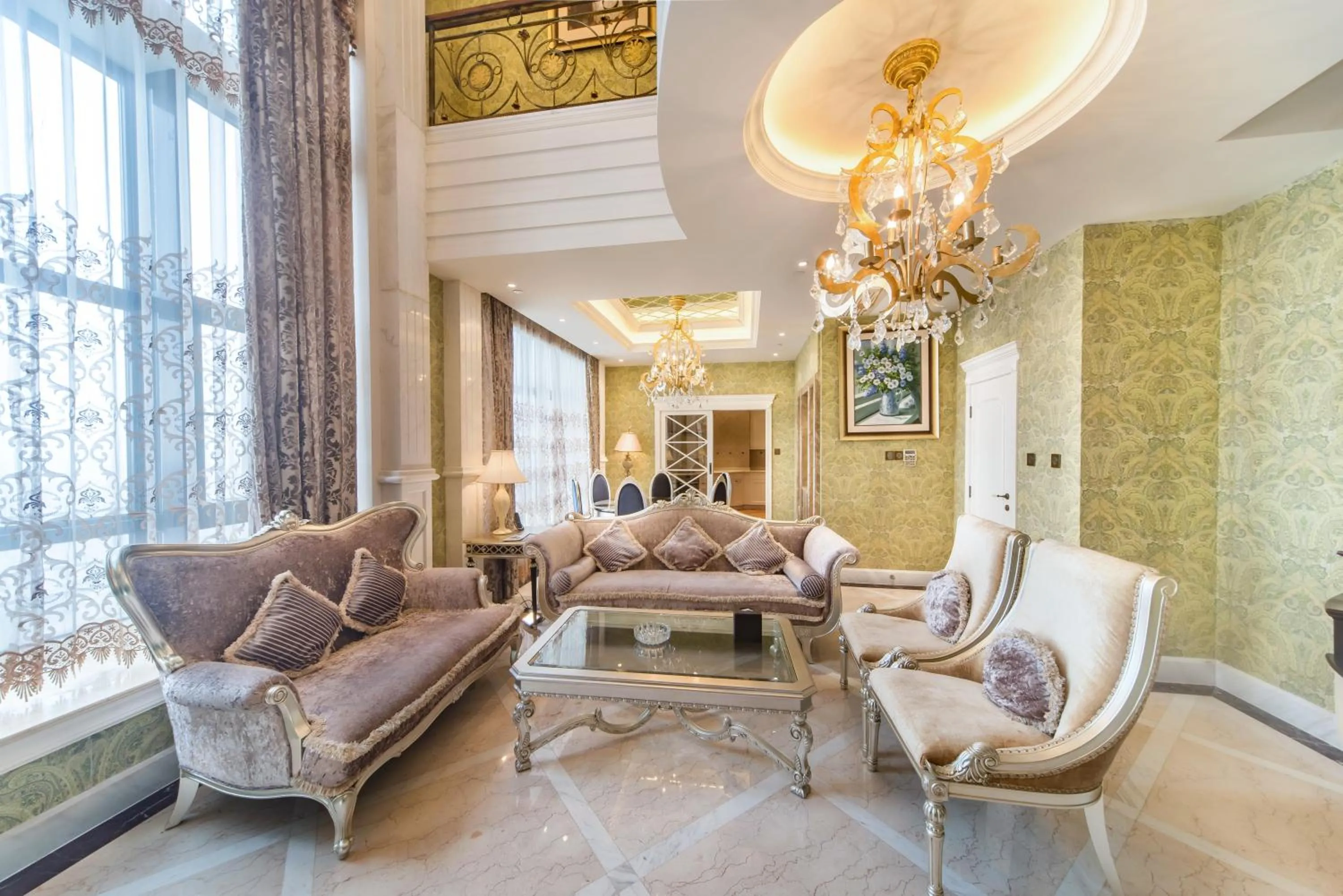 Living room in Haikou Mingguang Shengyi Hotel (Previous Mingguang International Hotel)