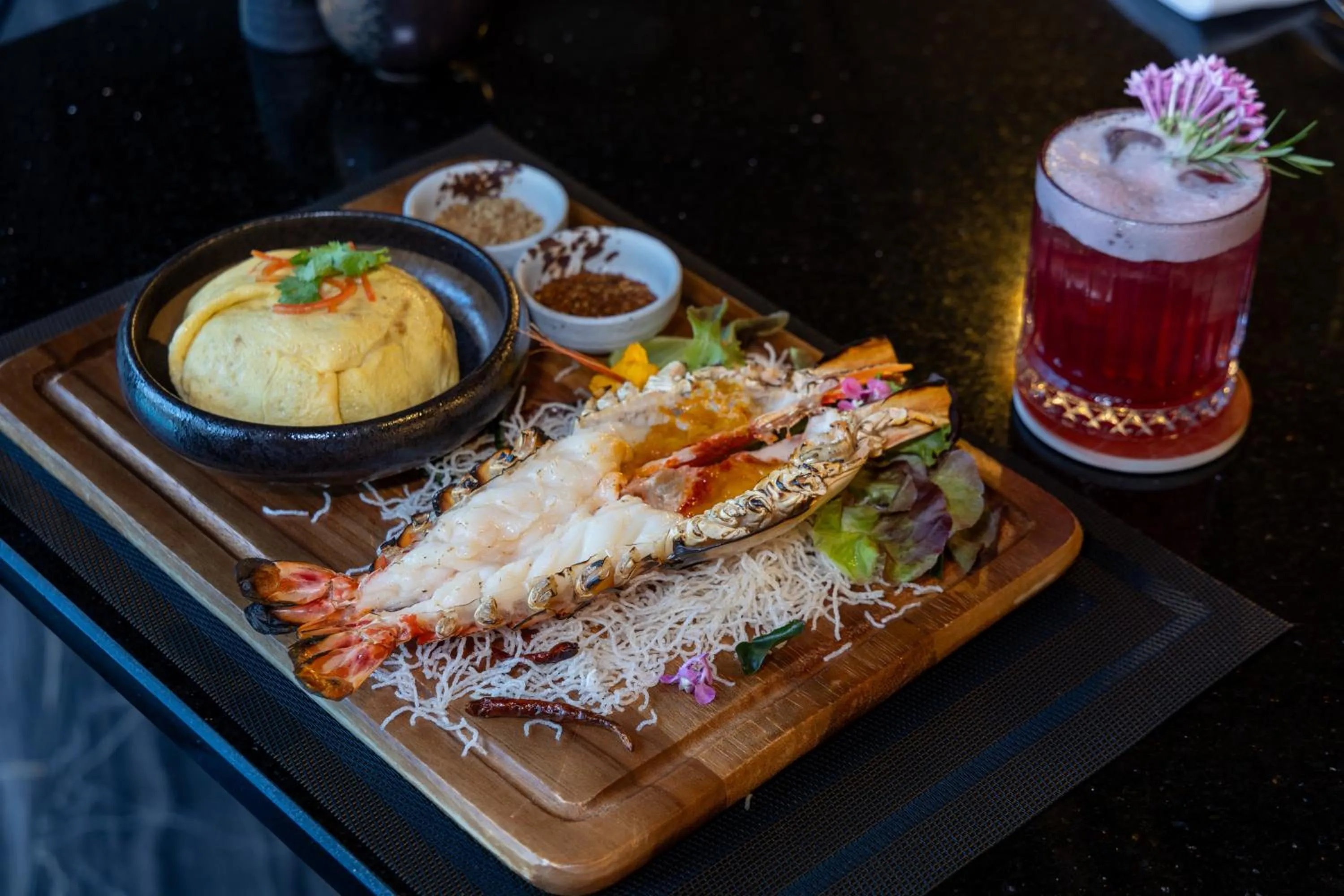 Food and drinks in Ten Six Hundred, Chao Phraya, Bangkok by Preference, managed by The Ascott Limited