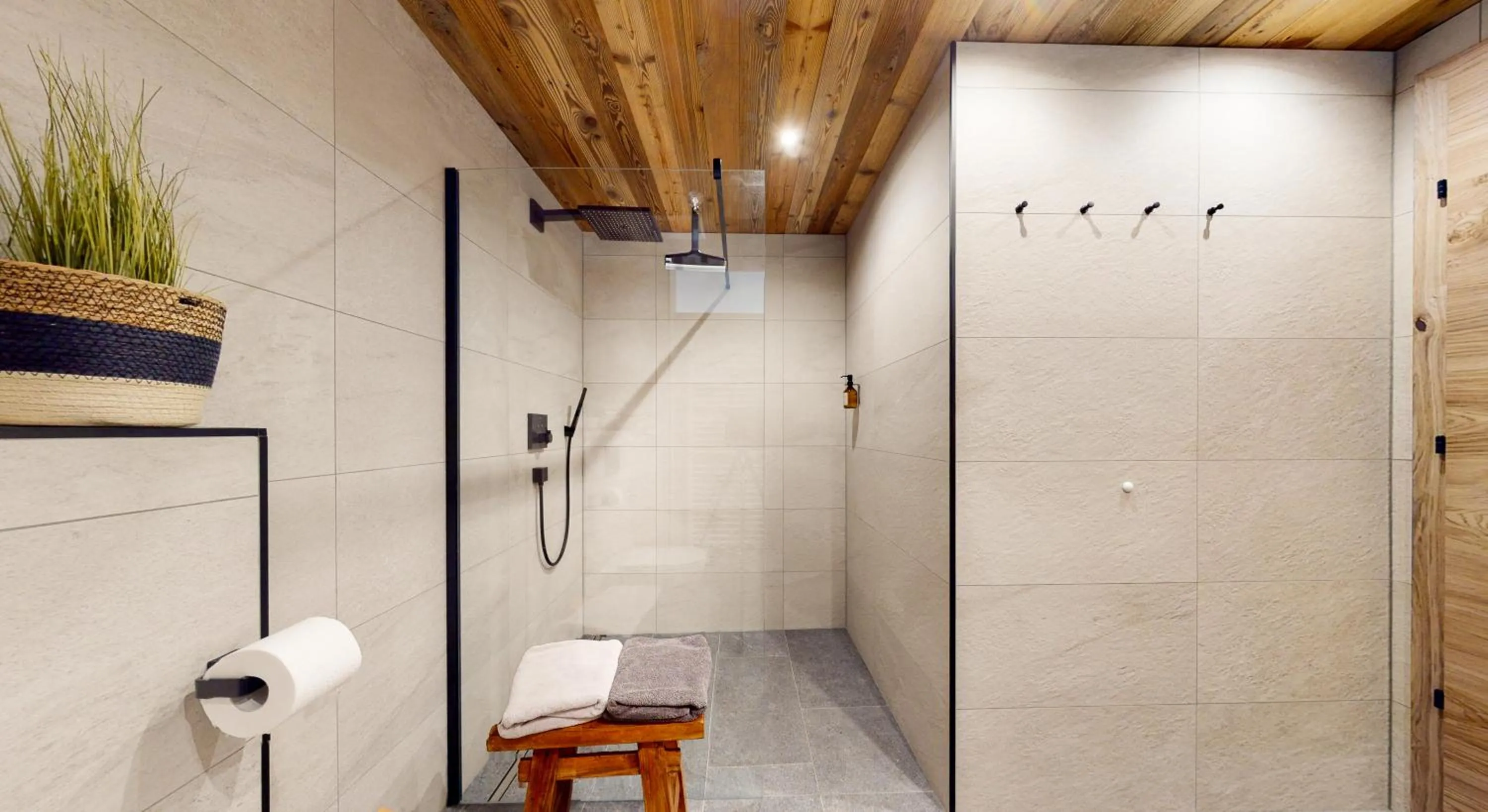 Shower in PitzPlus Appartements