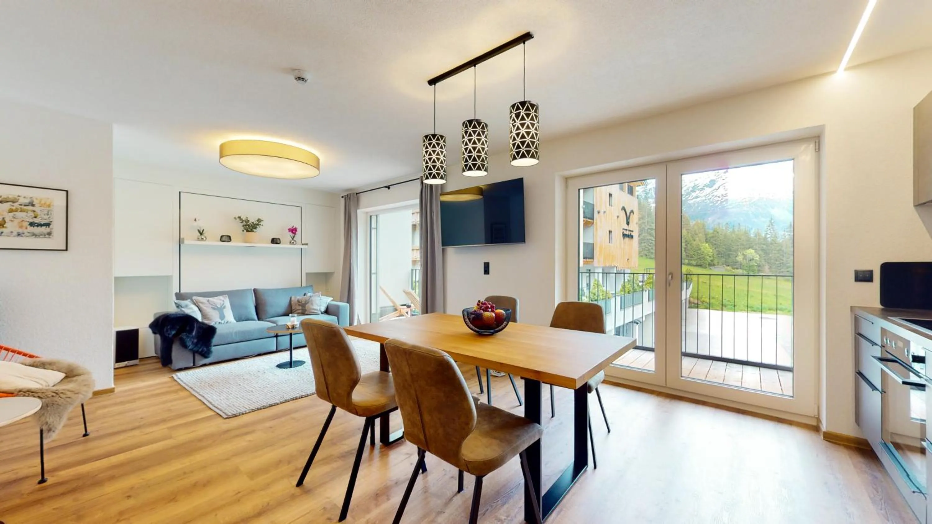 Living room in PitzPlus Appartements