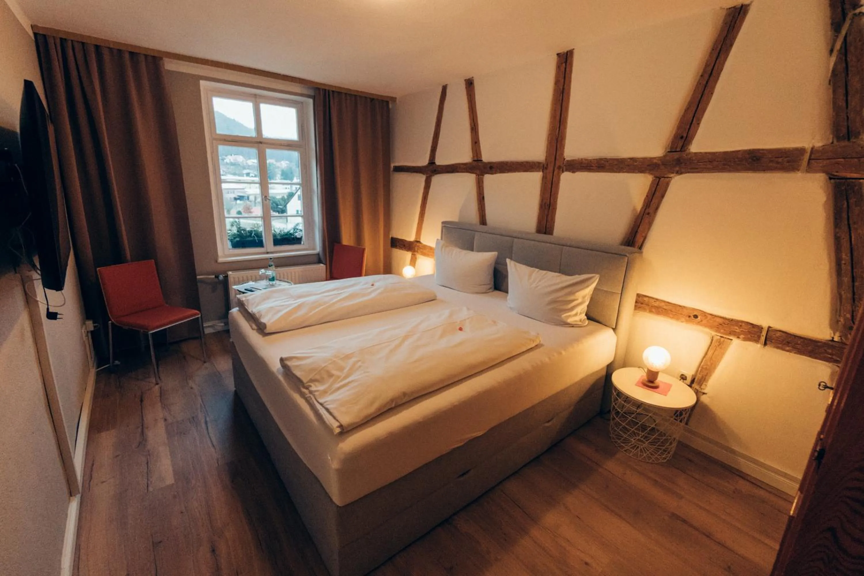 Bed in Gasthof Hotel zur Post