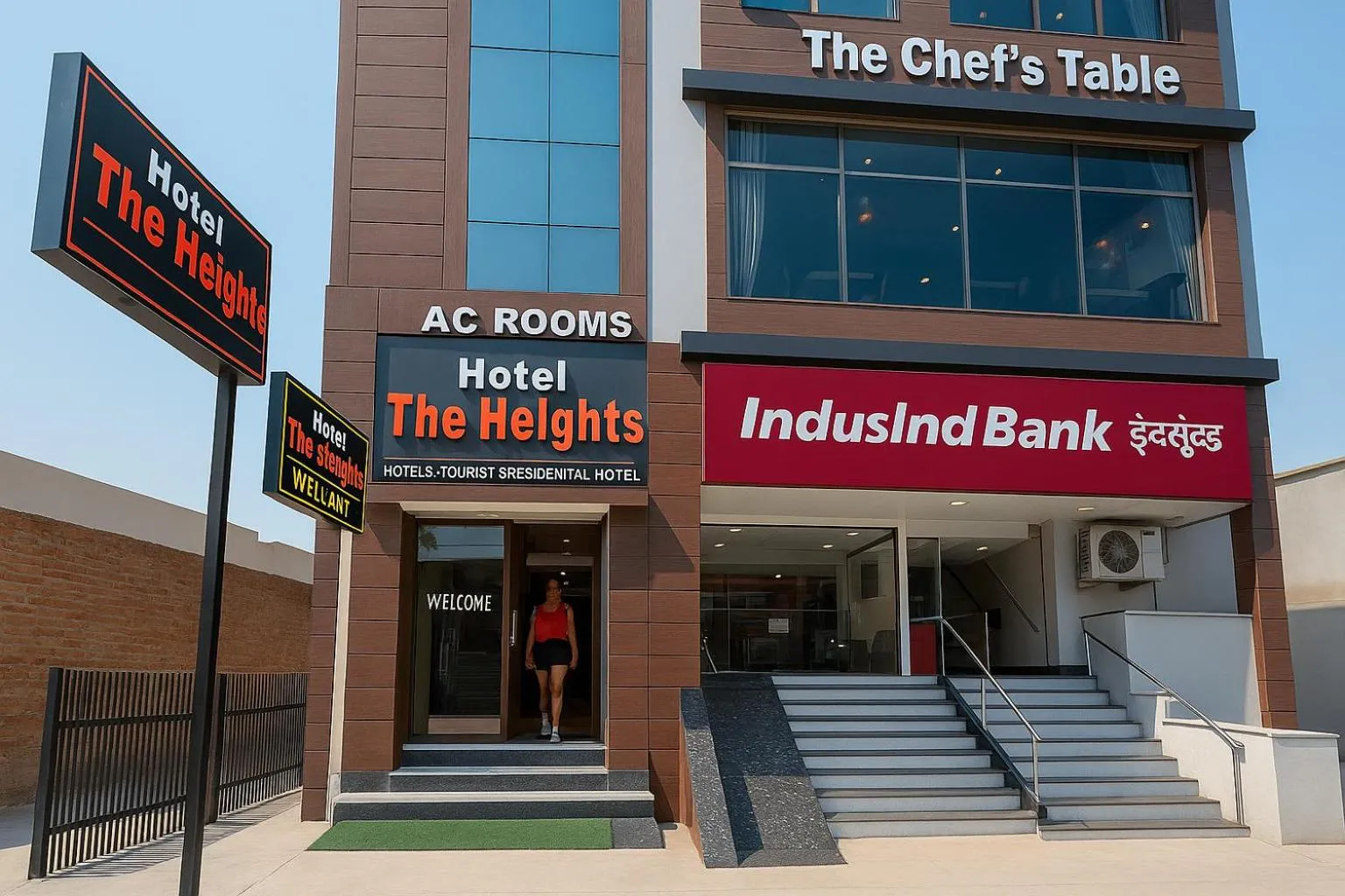 Facade/entrance in Hotel The Heights