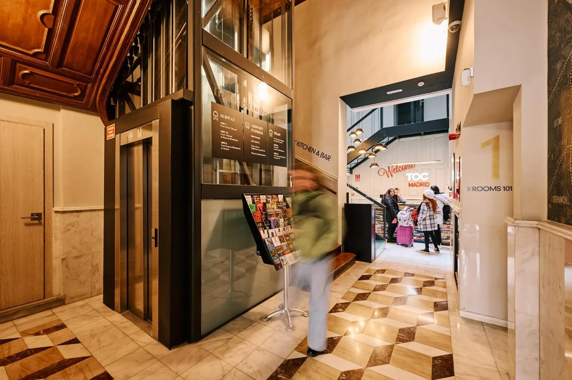 Property building in Toc Hostel Madrid