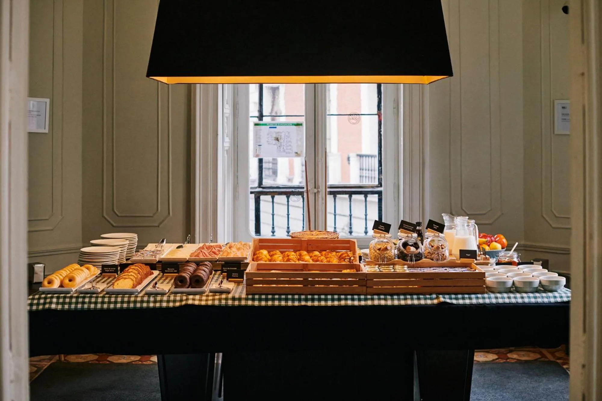 Breakfast in Toc Hostel Madrid