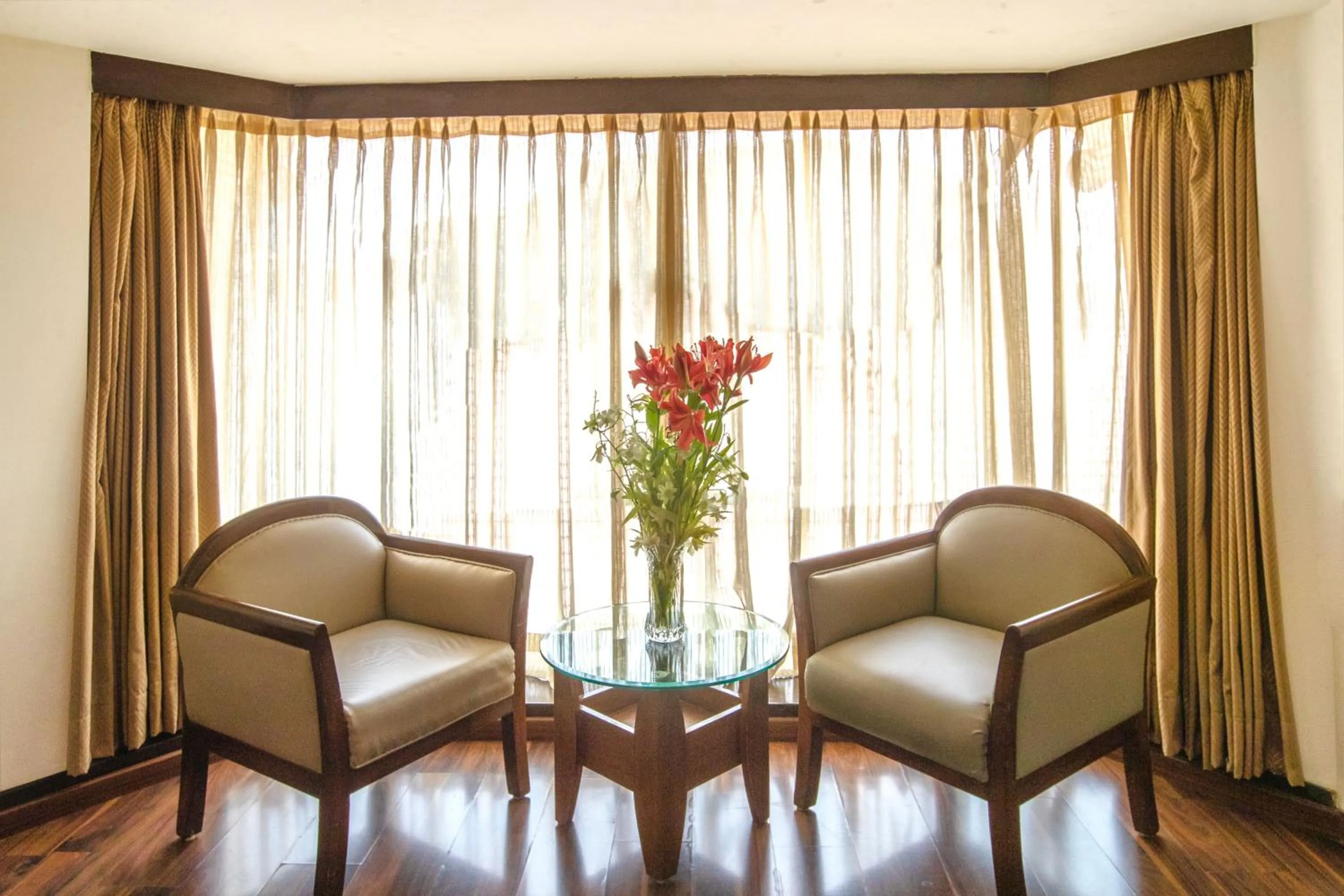 Seating area in Monarch Brigade Road