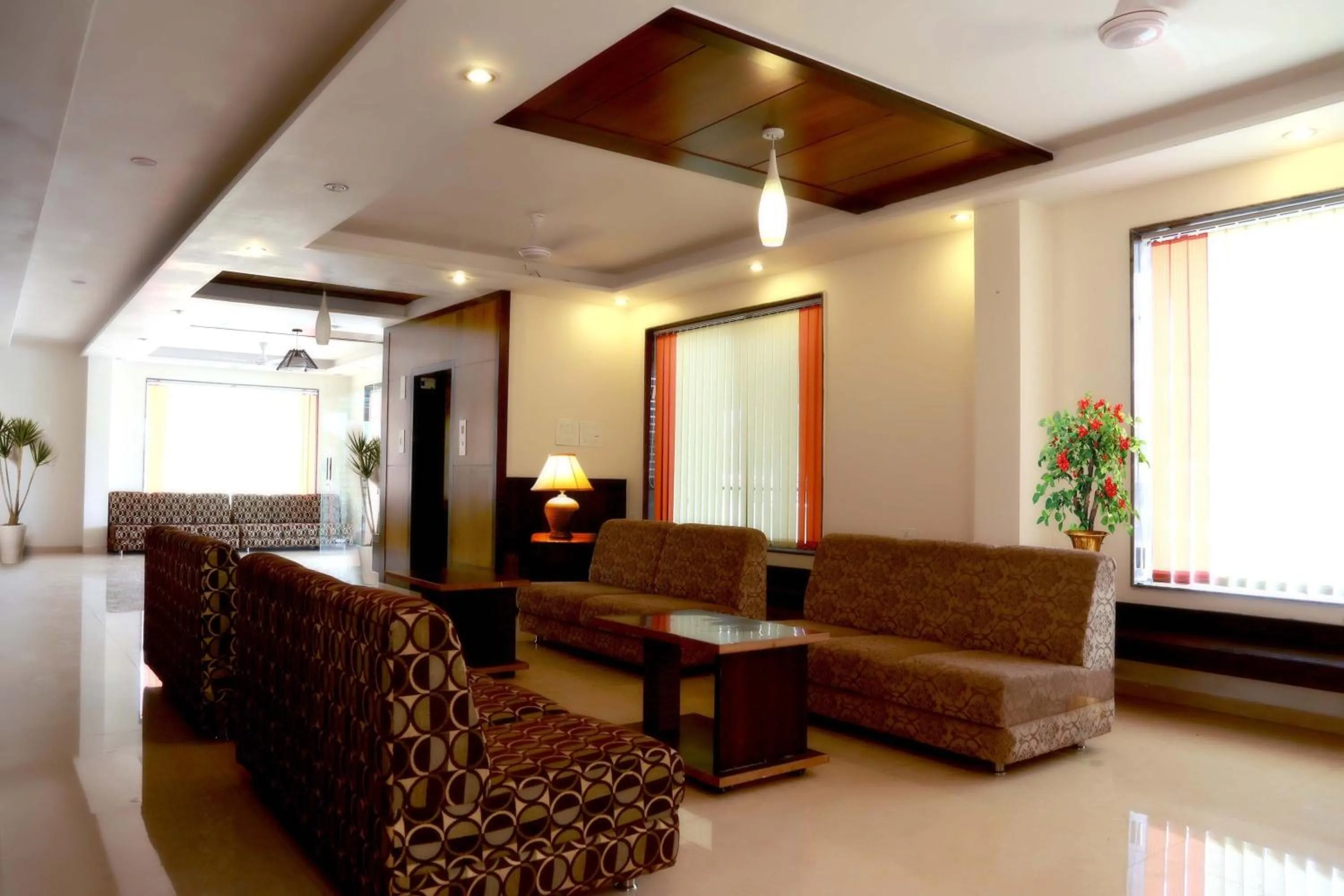 Lobby or reception in Hotel Sai Ramanand