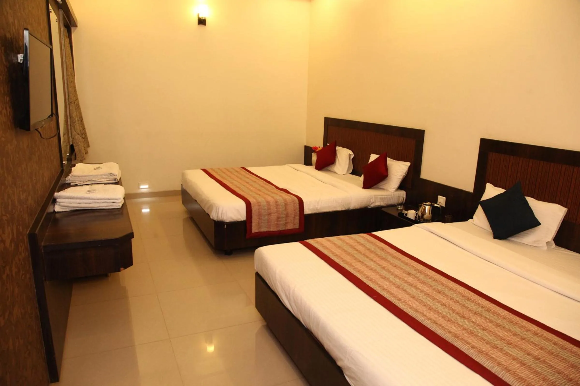 Photo of the whole room, Bed in Hotel Sai Ramanand