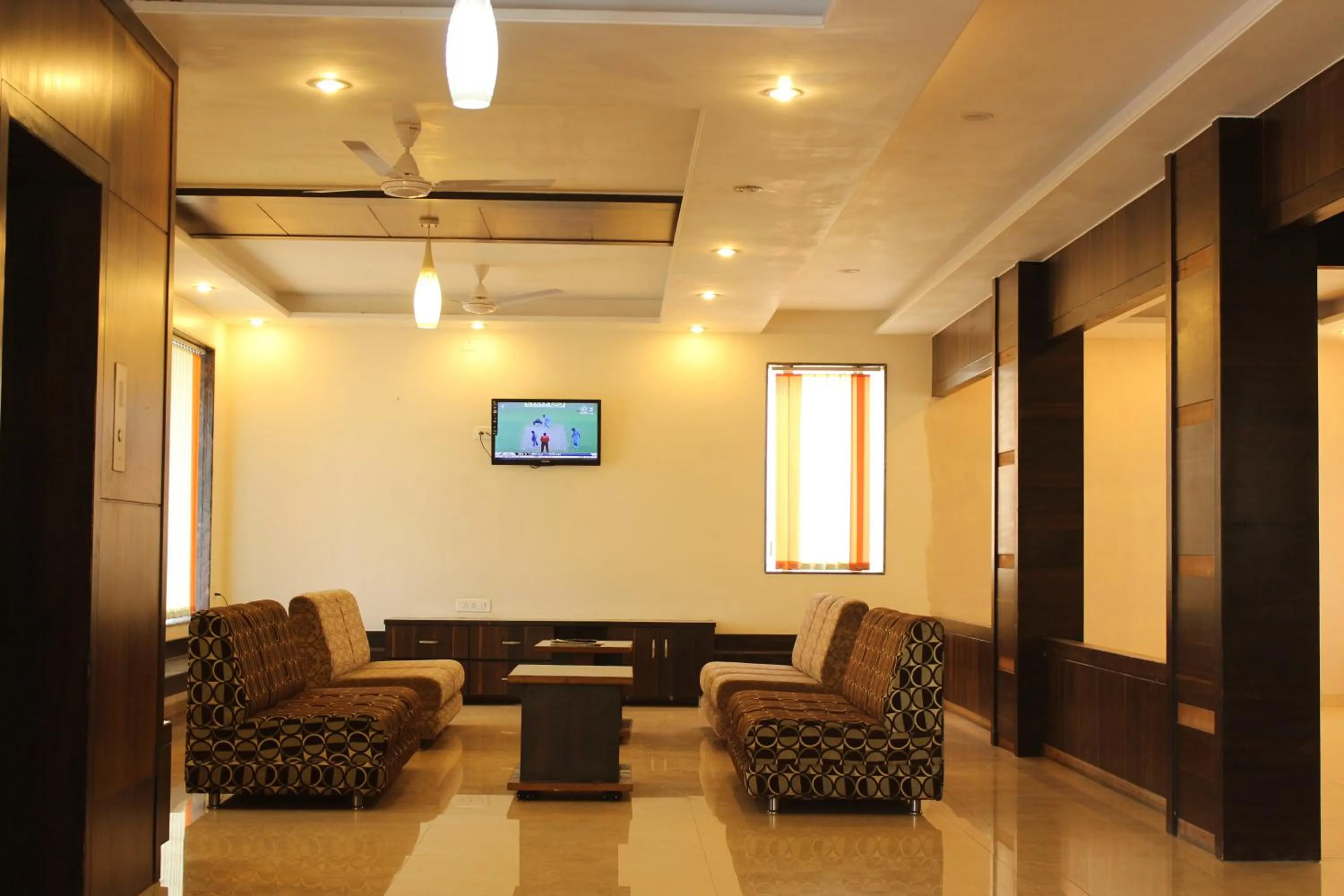 Lobby or reception in Hotel Sai Ramanand