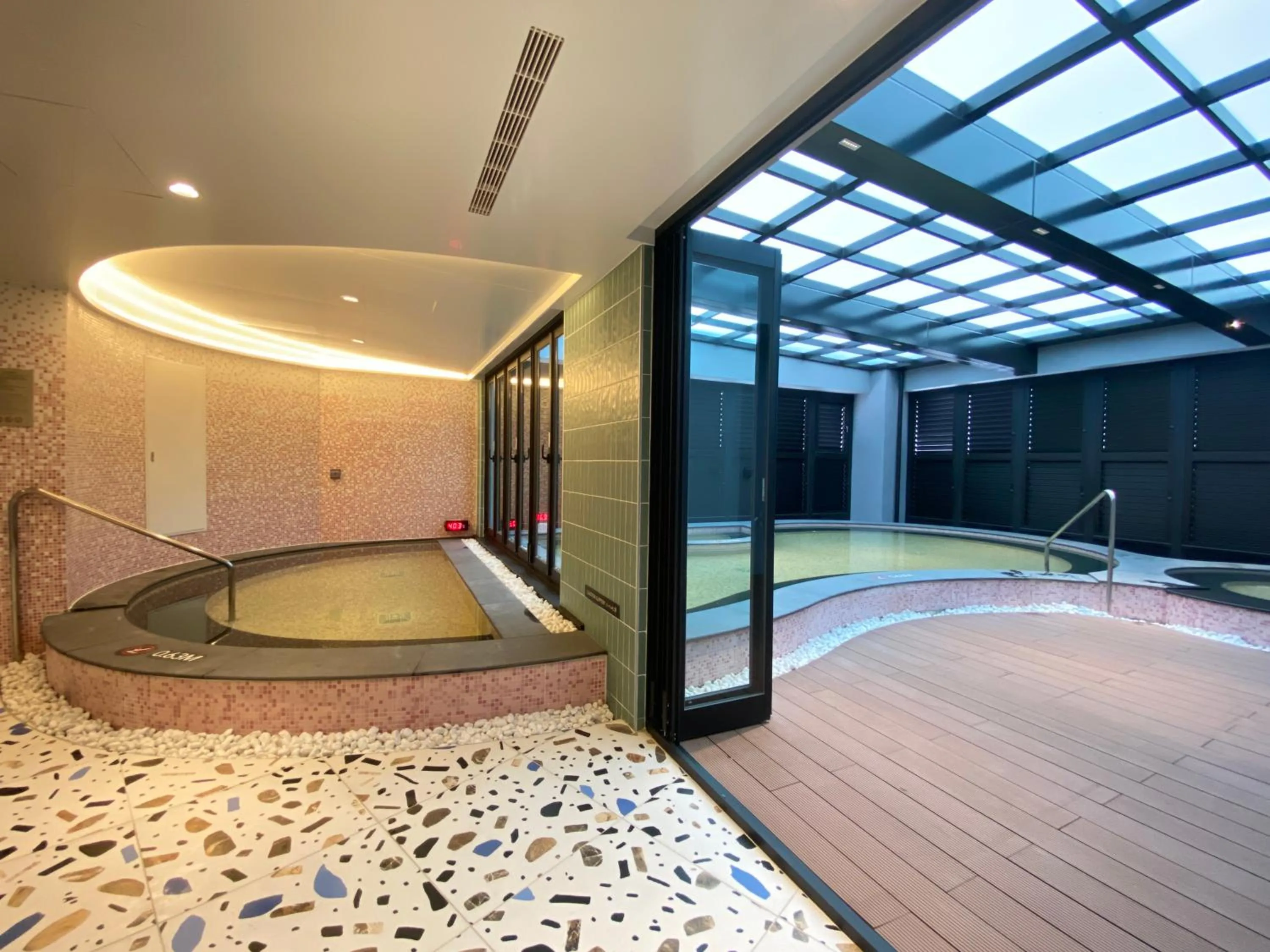 Hot Spring Bath in Wyndham Sun Moon Lake