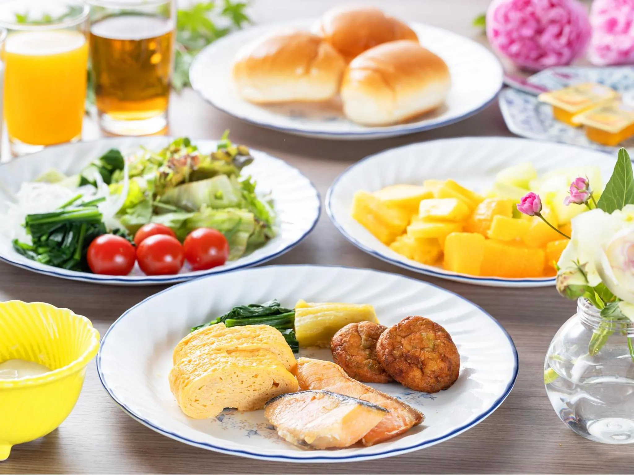 Breakfast in Mikuma Hotel