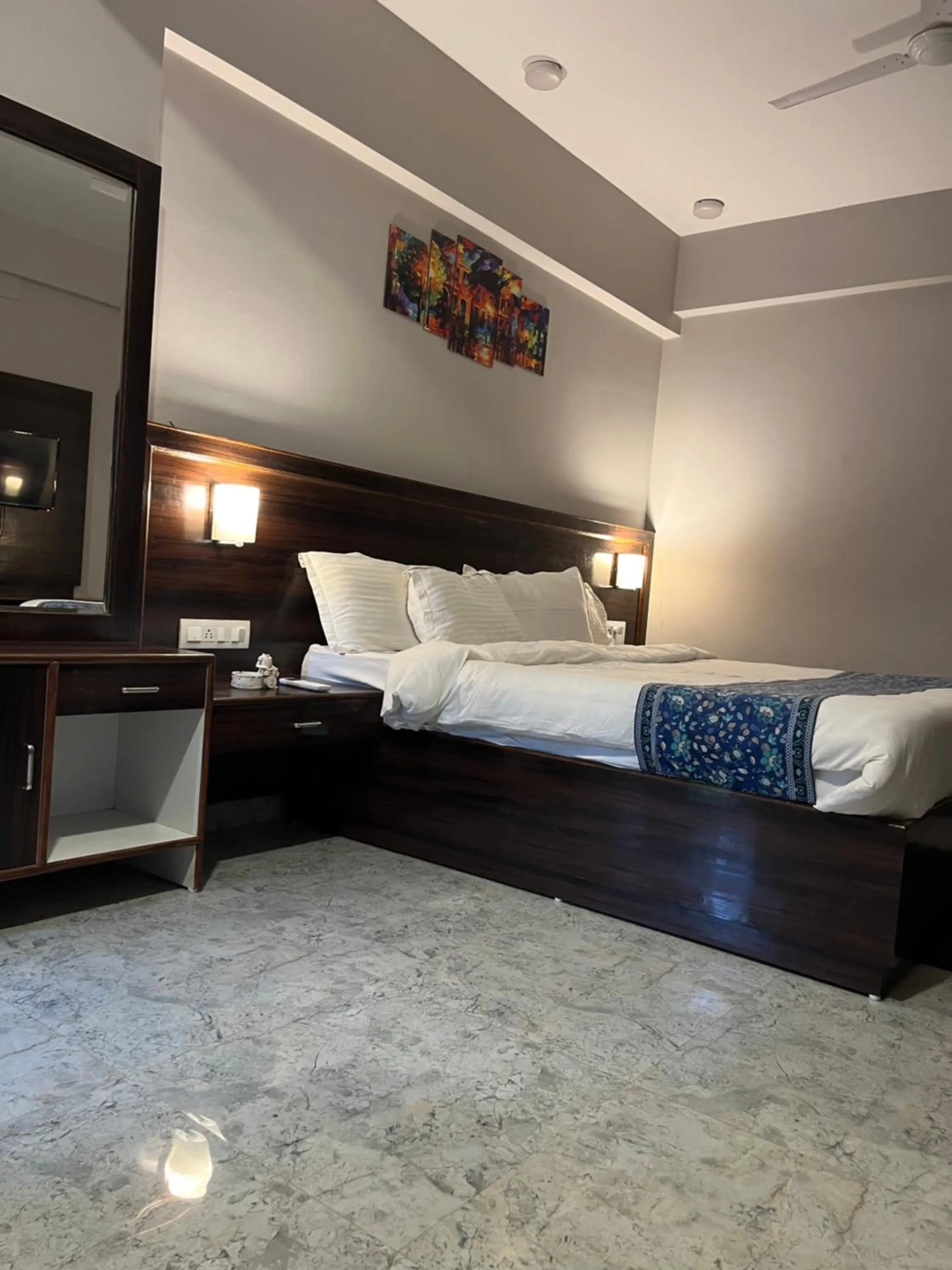 Bed in The Terra Hotel North Goa