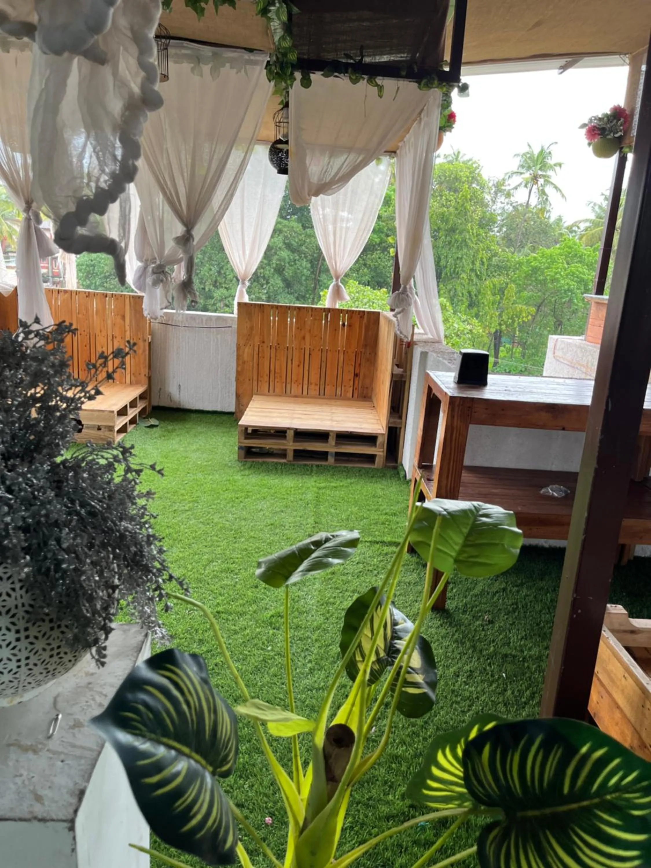 Patio, Garden in The Terra Hotel North Goa