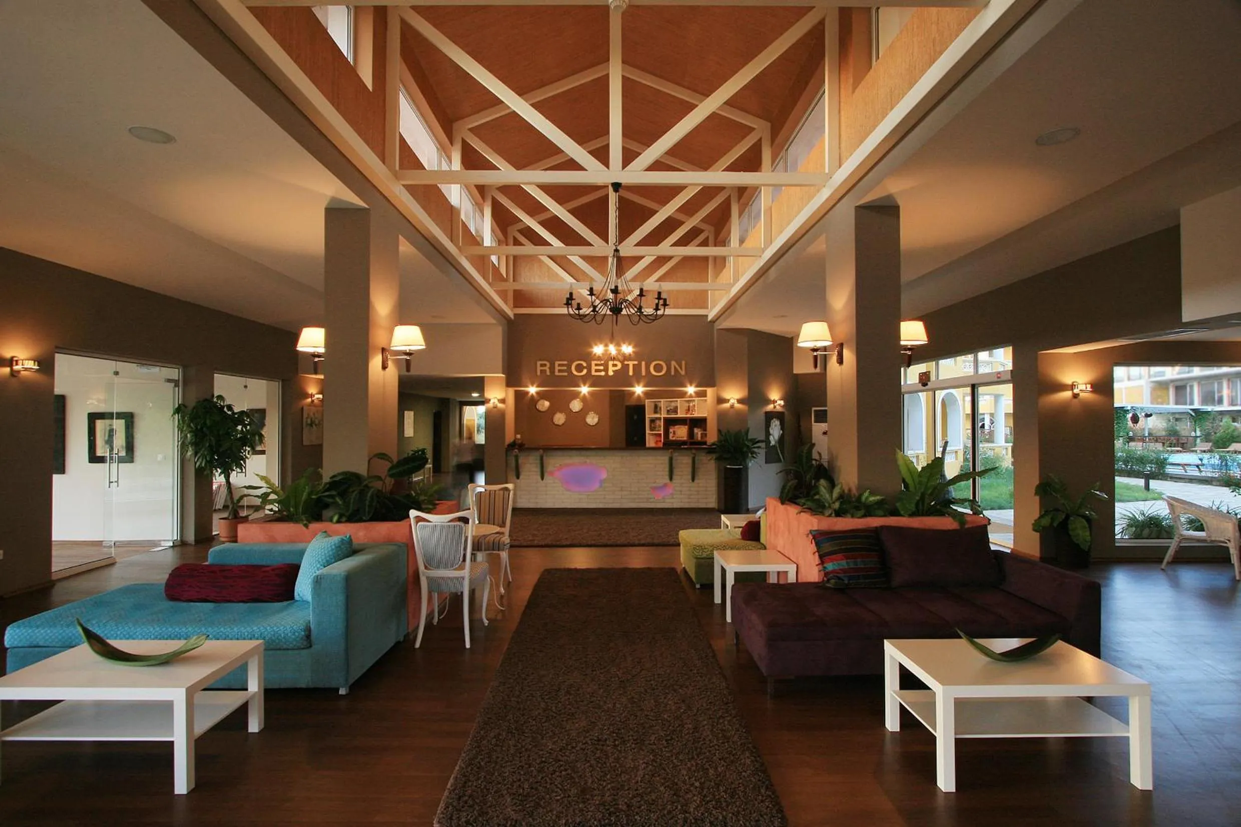 Lobby or reception in Blue Orange Beach Resort