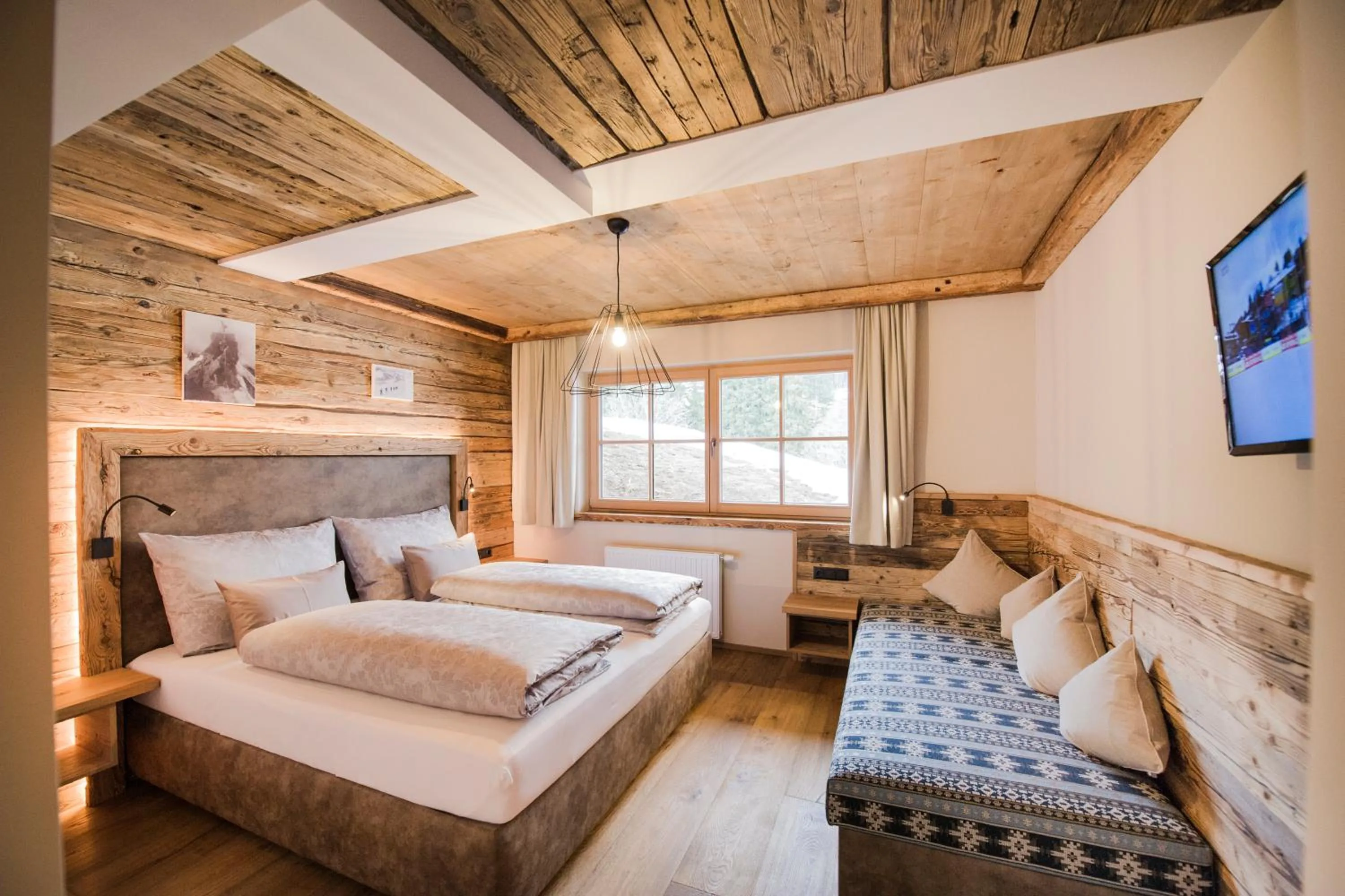 Bed in Ferienhof Ausserbrente