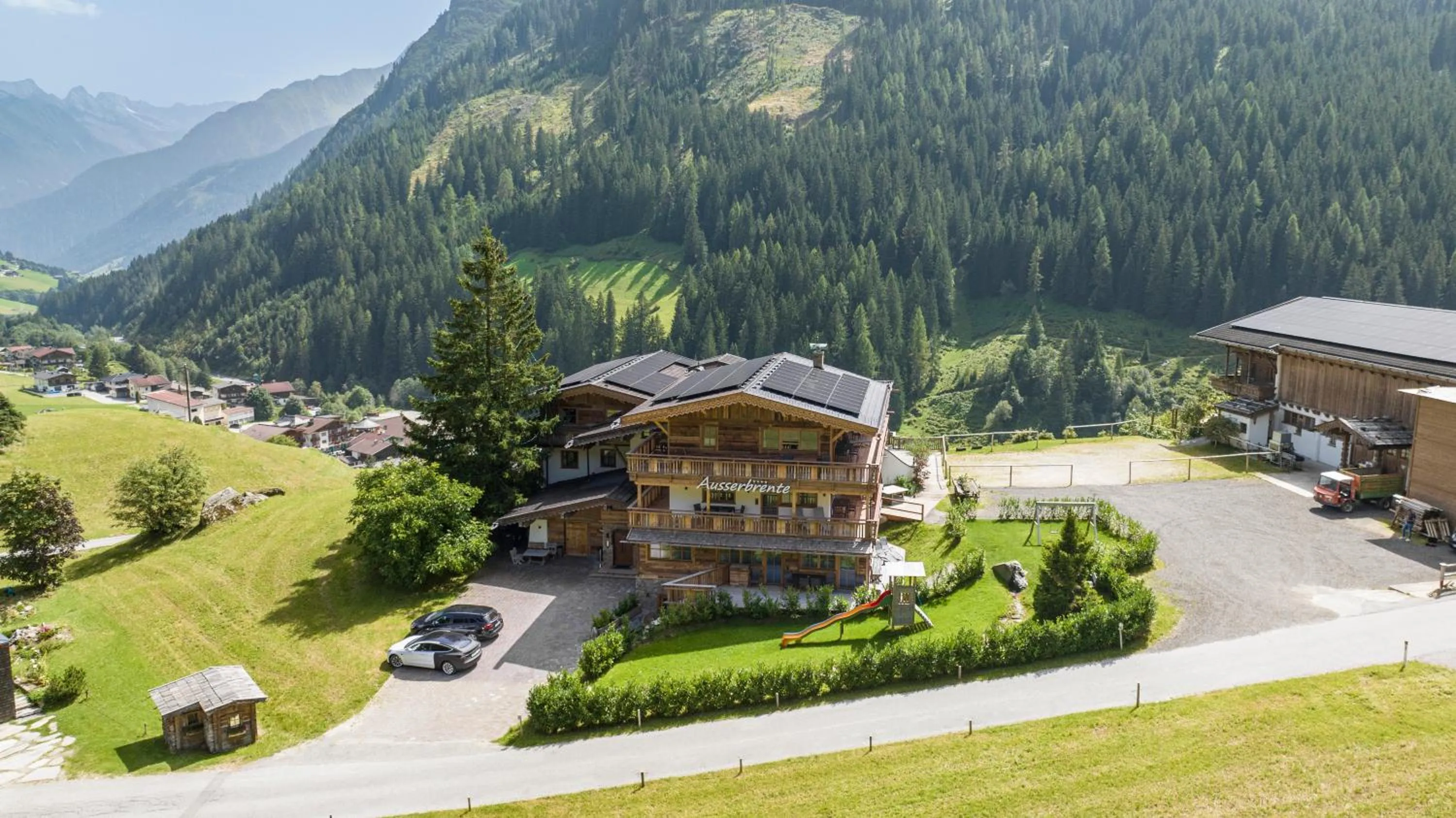 Property building in Ferienhof Ausserbrente