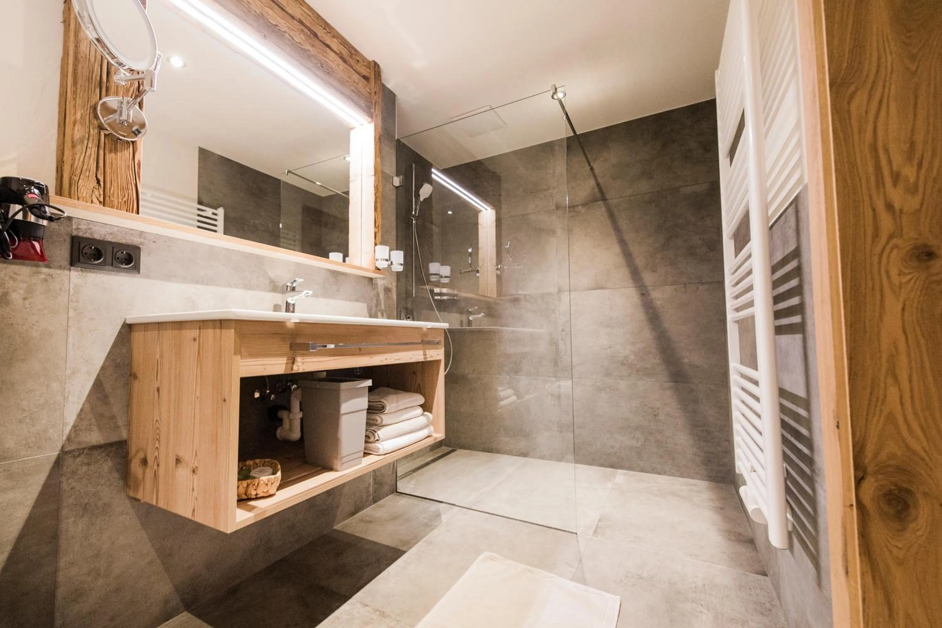 Shower in Ferienhof Ausserbrente