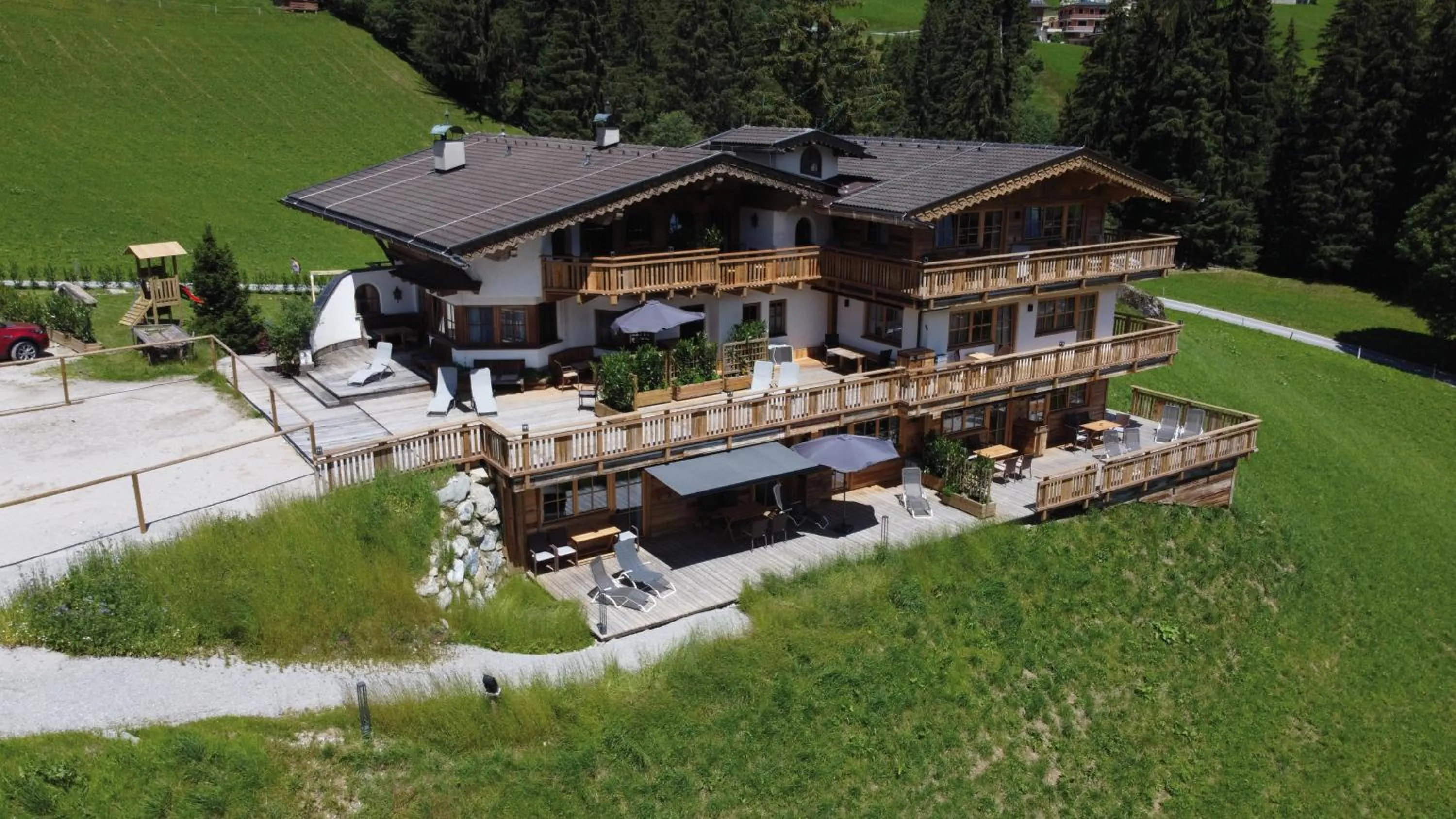 Property building in Ferienhof Ausserbrente