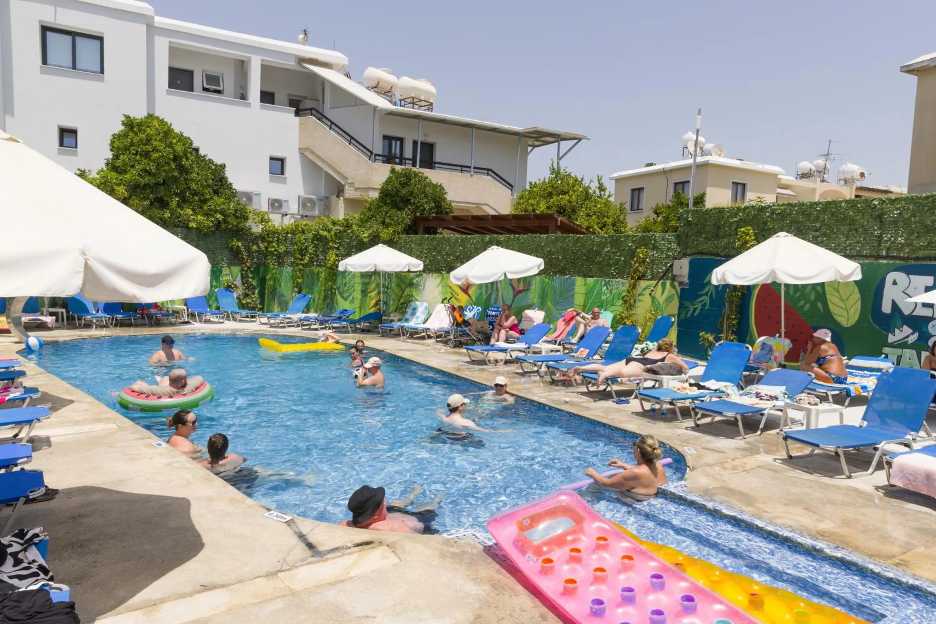 Swimming pool in Alecos Hotel Apartments