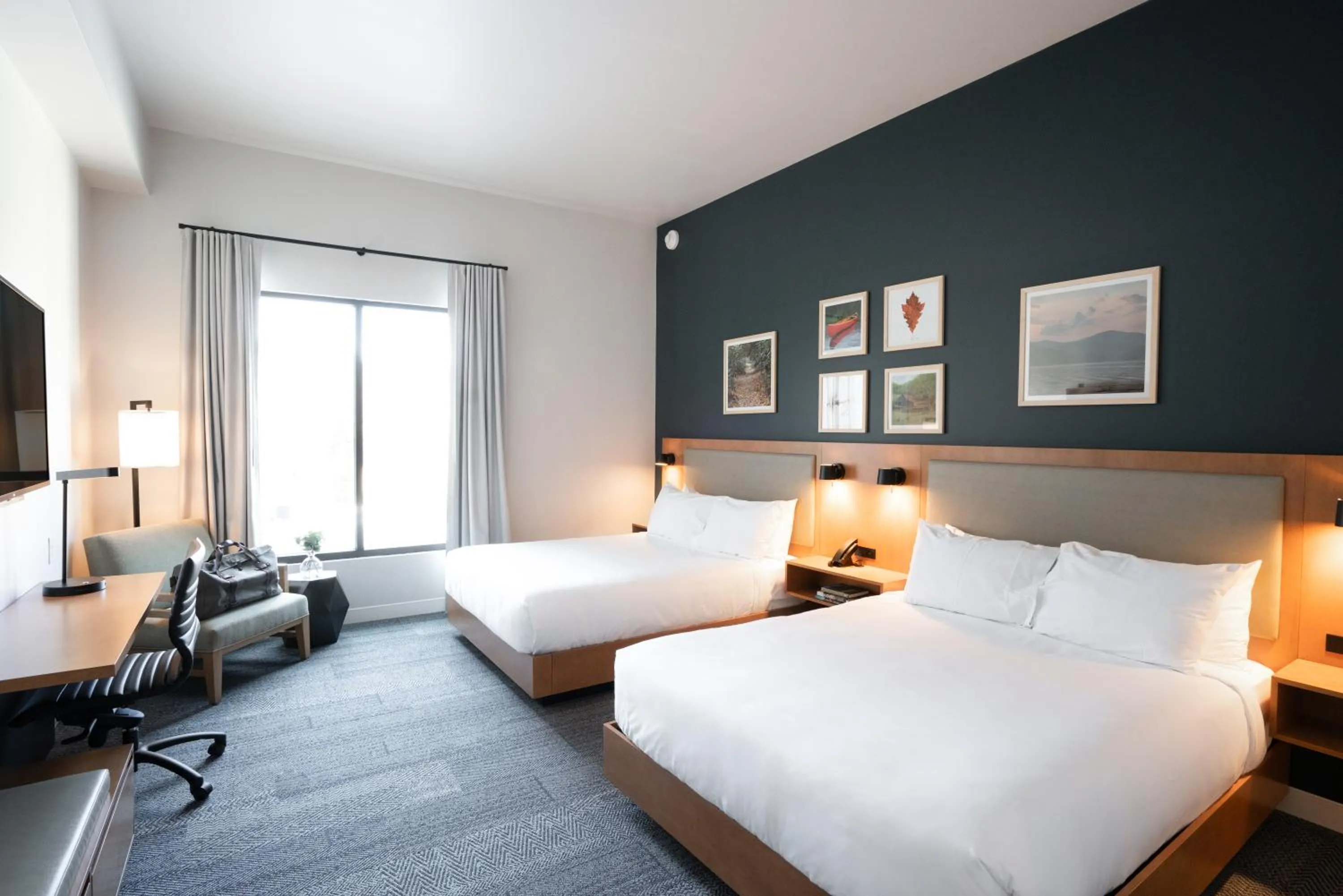 Bed in Bridge Creek Inn