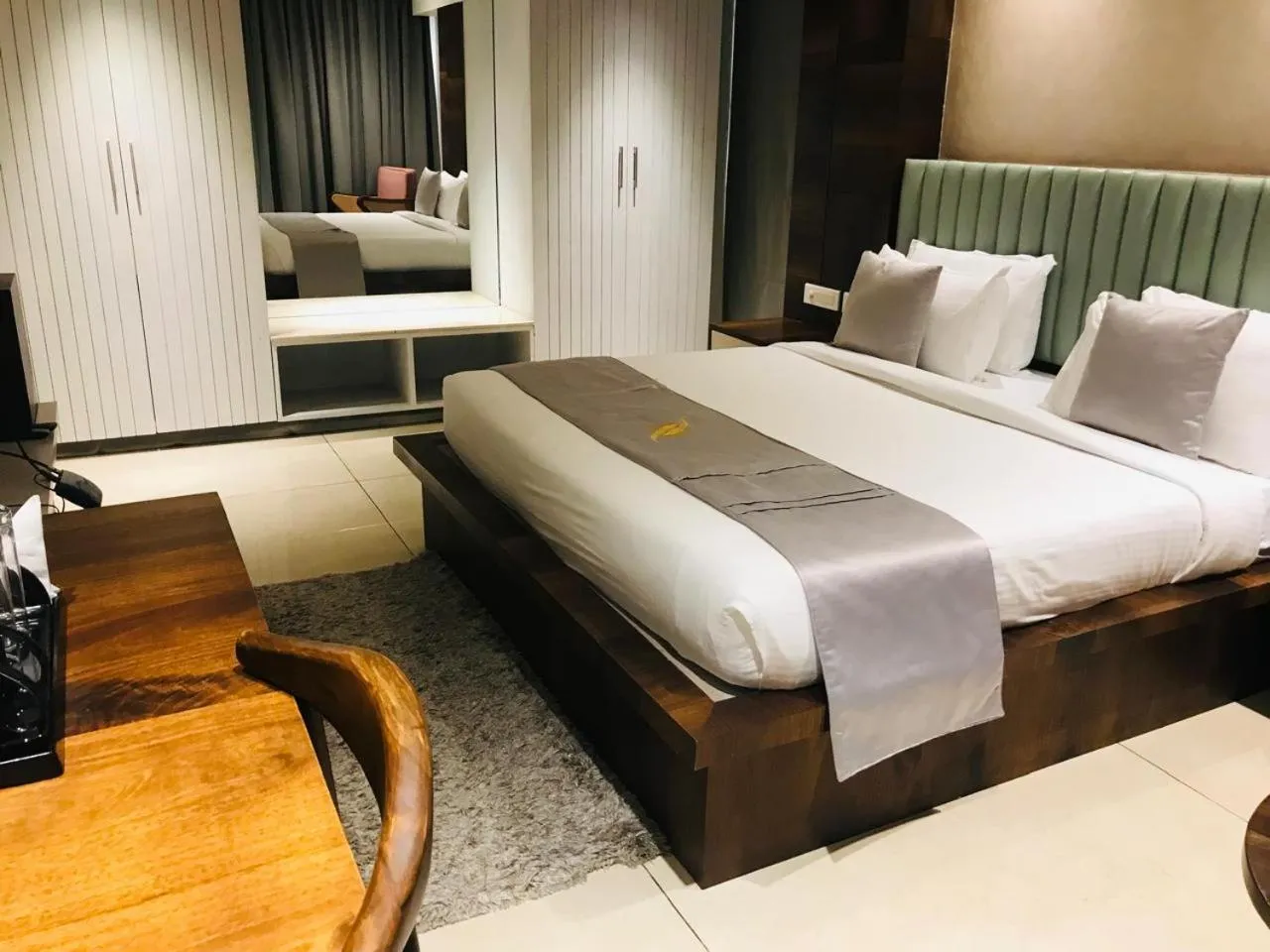 Bed in Narthaki Boutique Hotel