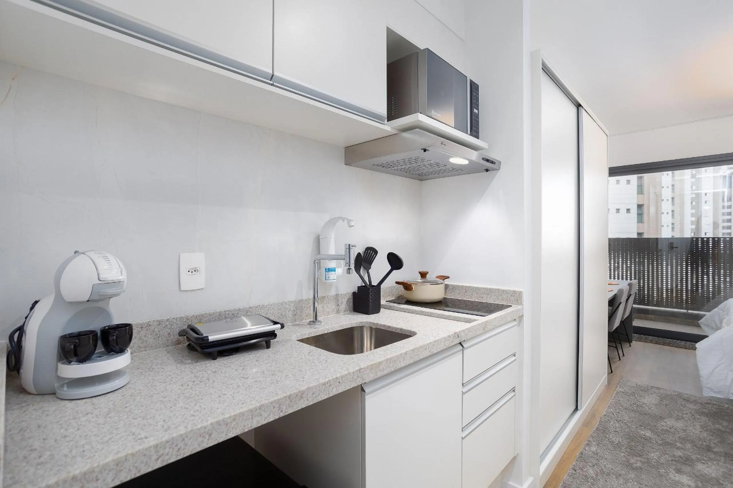 Kitchen or kitchenette in Walk Moema