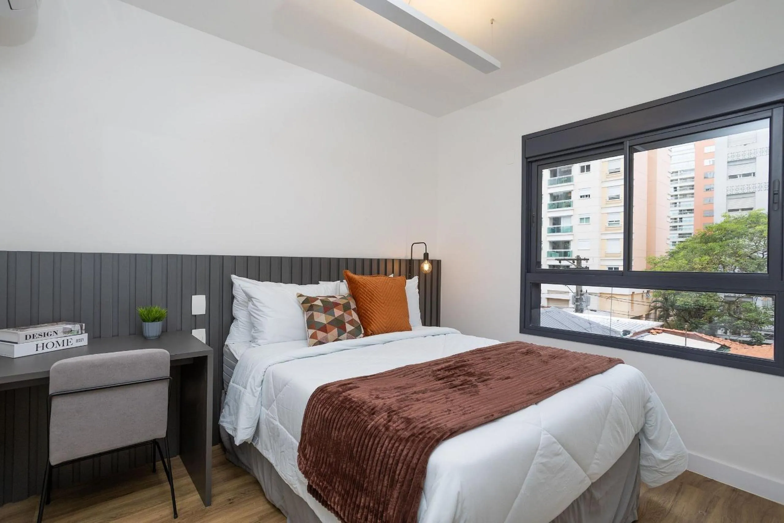 Bedroom, Bed in Walk Moema