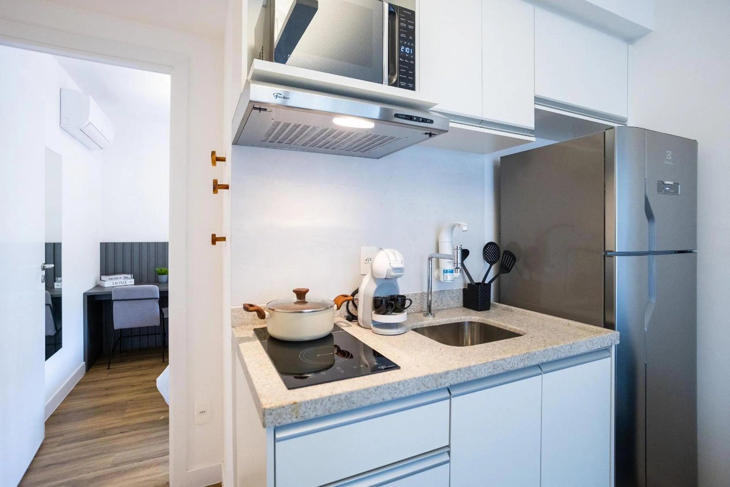 Kitchen or kitchenette in Walk Moema