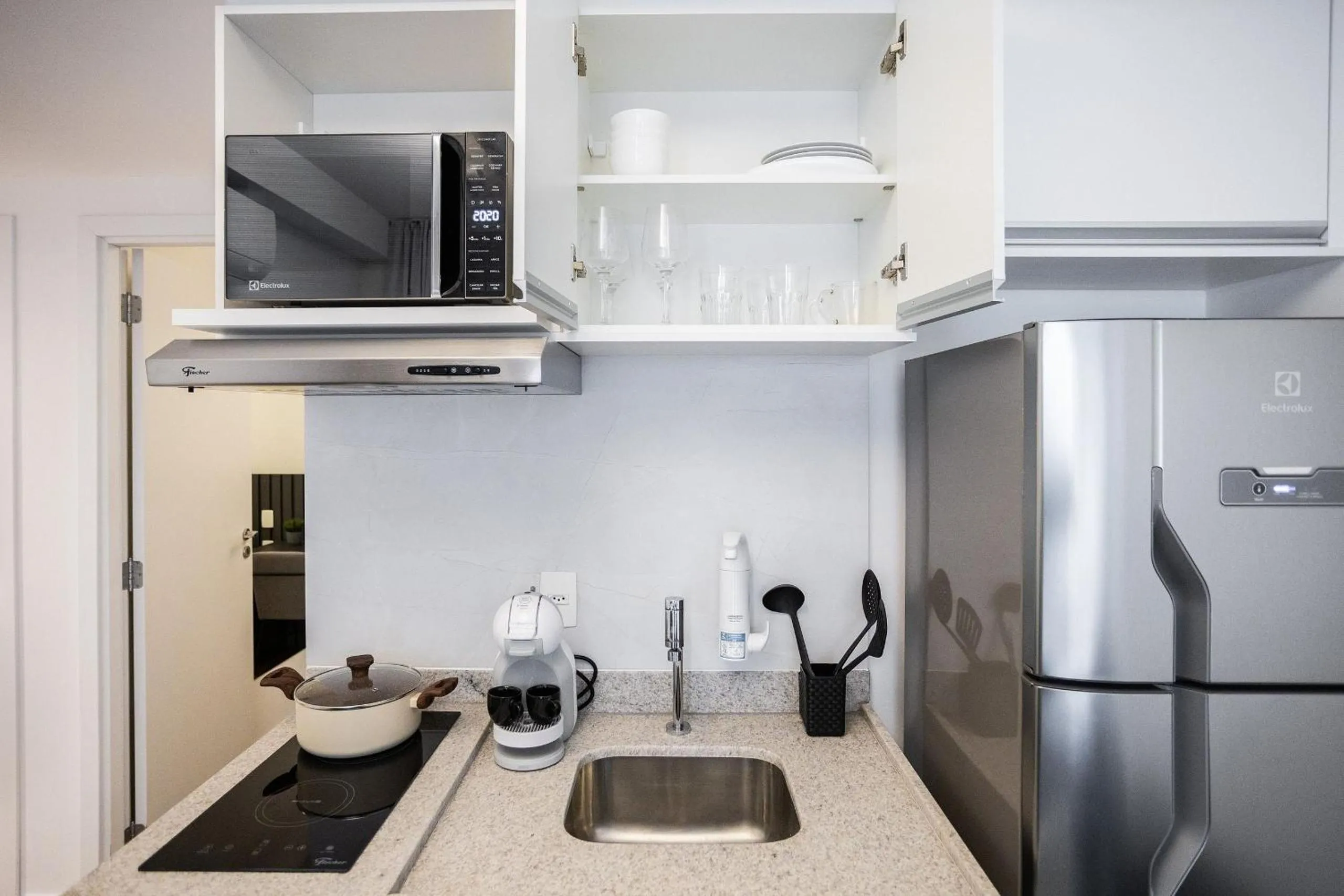 Kitchen or kitchenette in Walk Moema