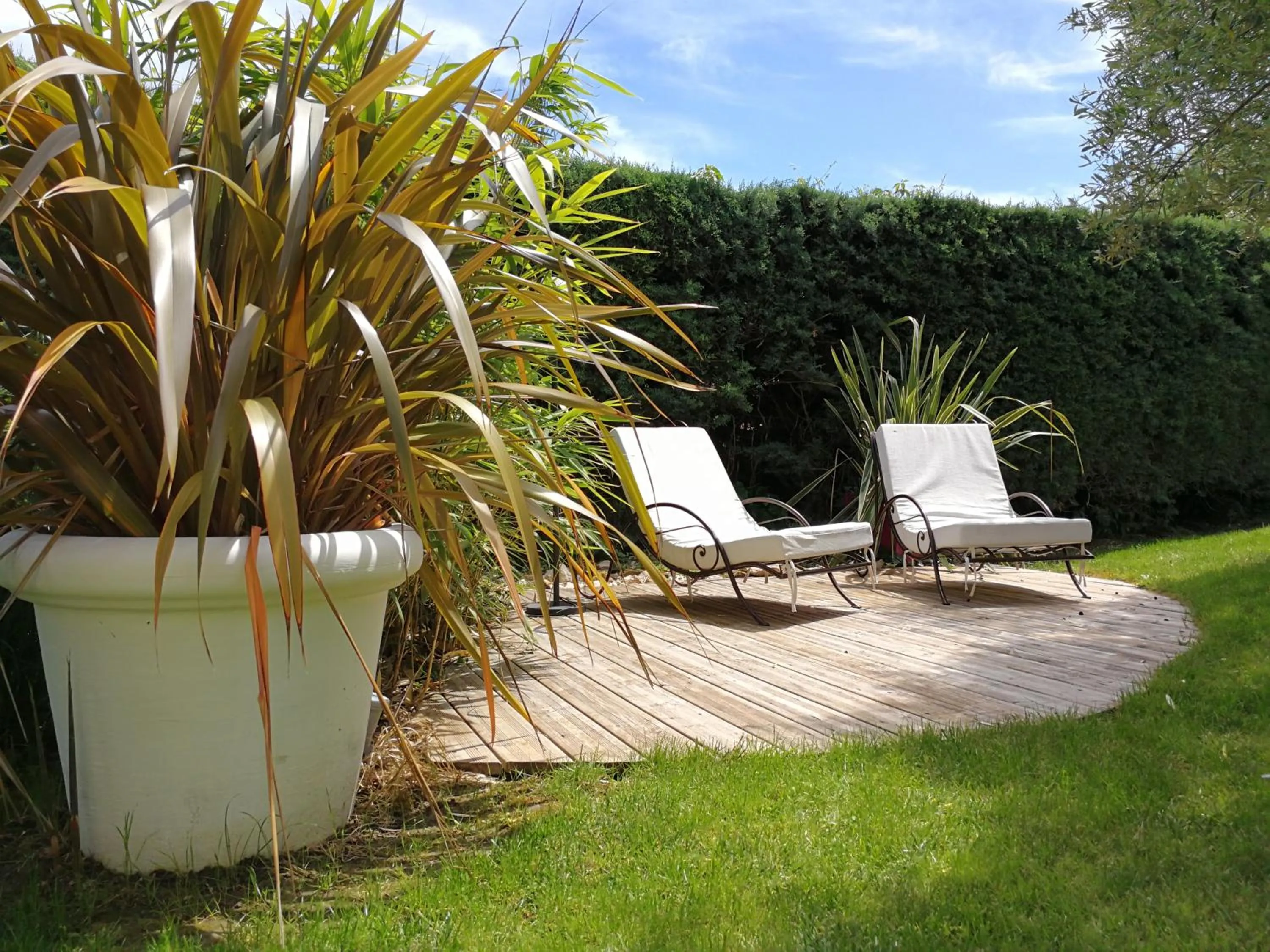 Patio in La Bastide des Mûriers