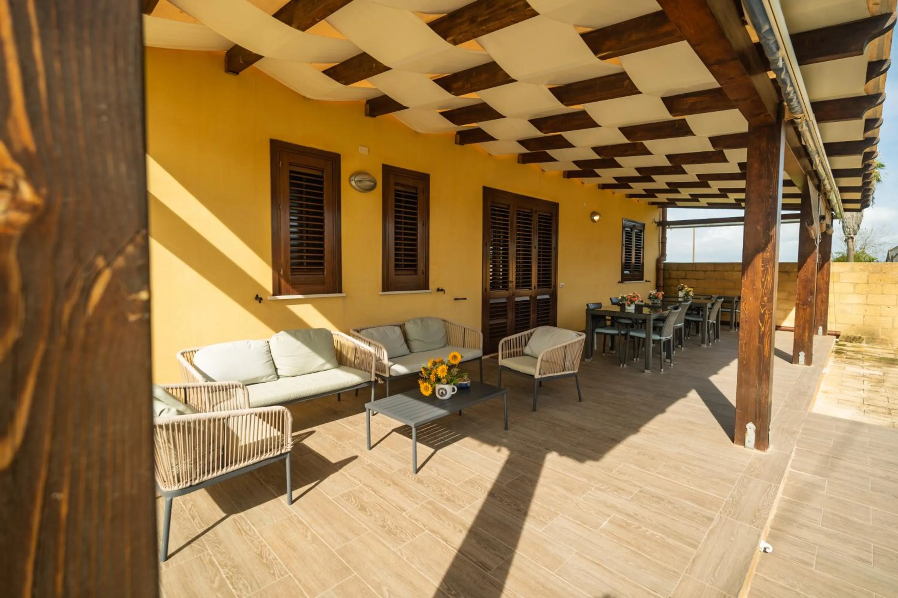 Patio in Villa del Vento