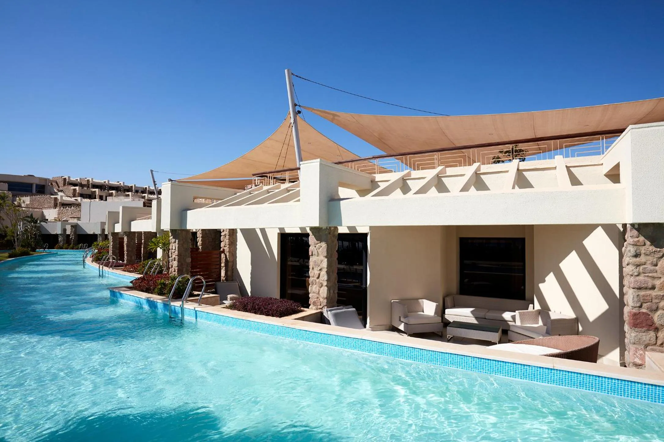 Pool view in Coral Sea Imperial "Coral Sea Sensatori"