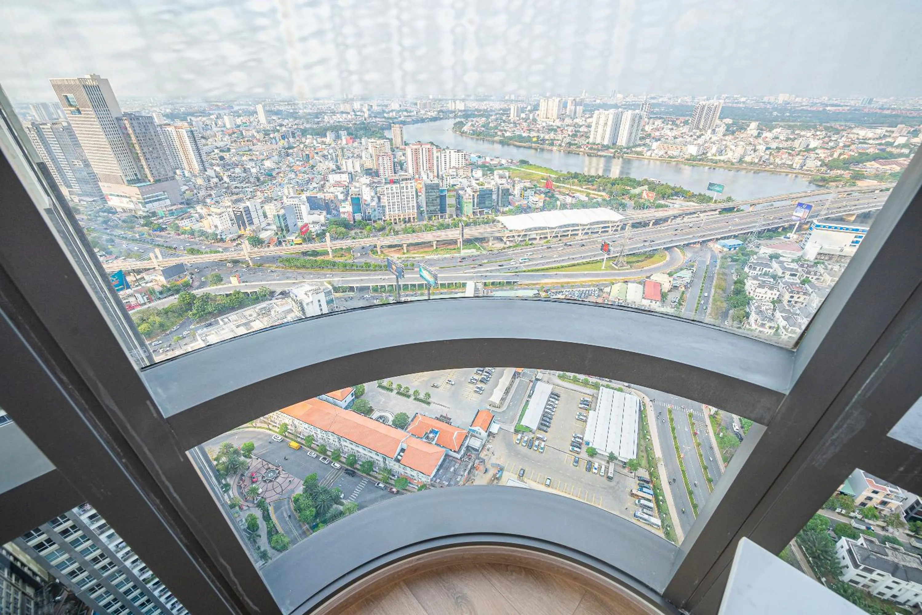 City view in CeLaVie Serviced Apartment - The Vinhomes and Landmark