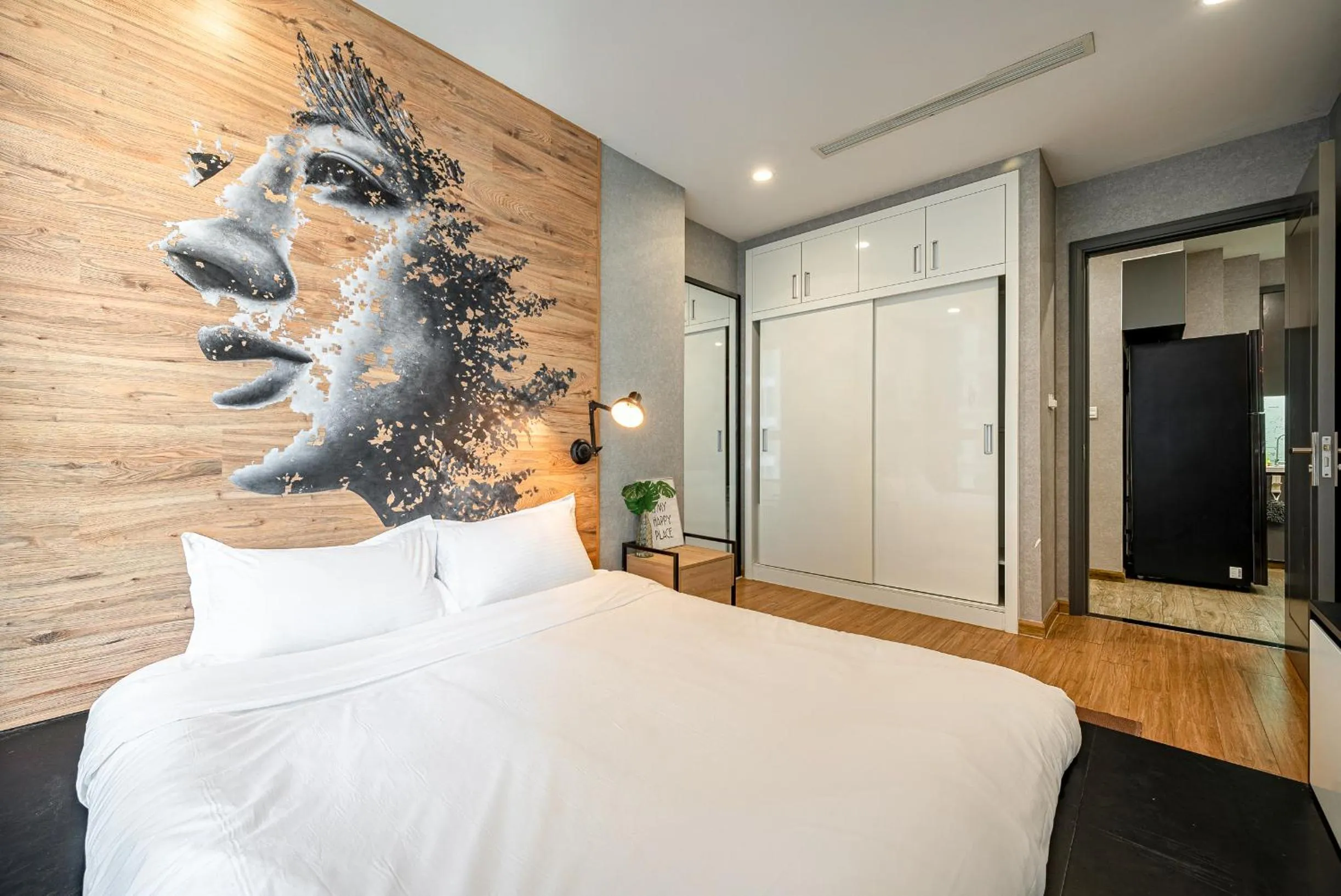 Bed in CeLaVie Serviced Apartment - The Vinhomes and Landmark