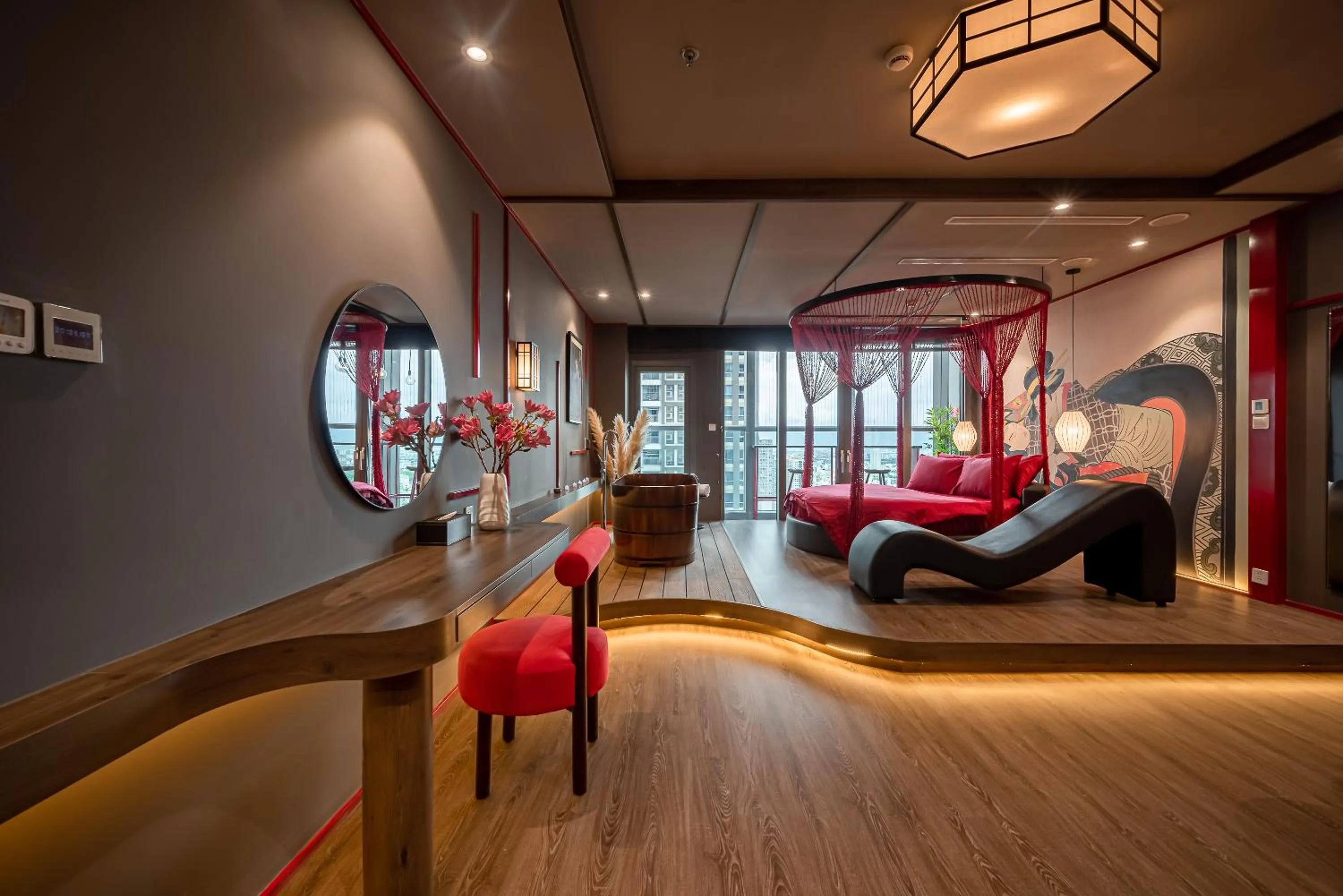 Living room in CeLaVie Serviced Apartment - The Vinhomes and Landmark