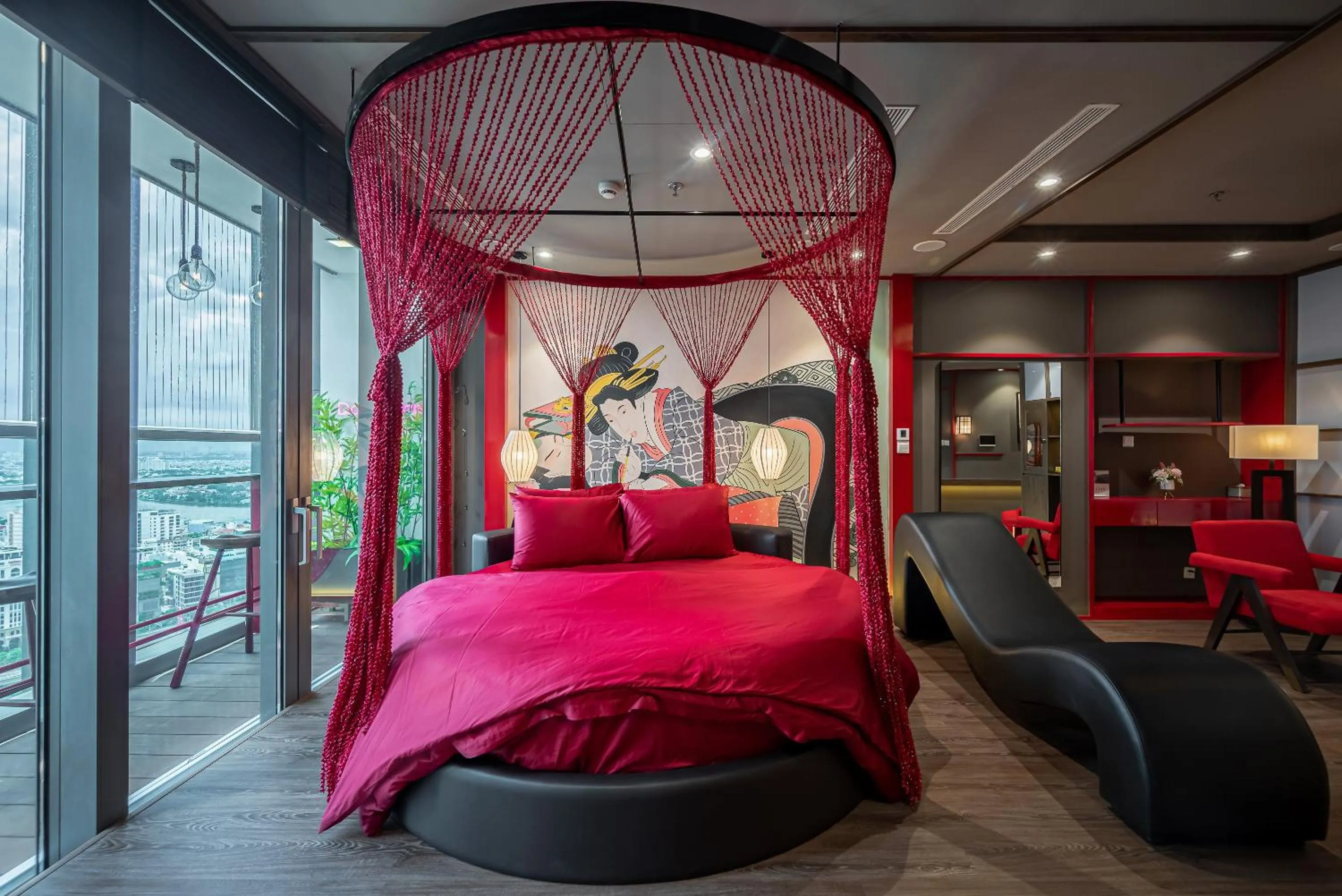 Bed in CeLaVie Serviced Apartment - The Vinhomes and Landmark