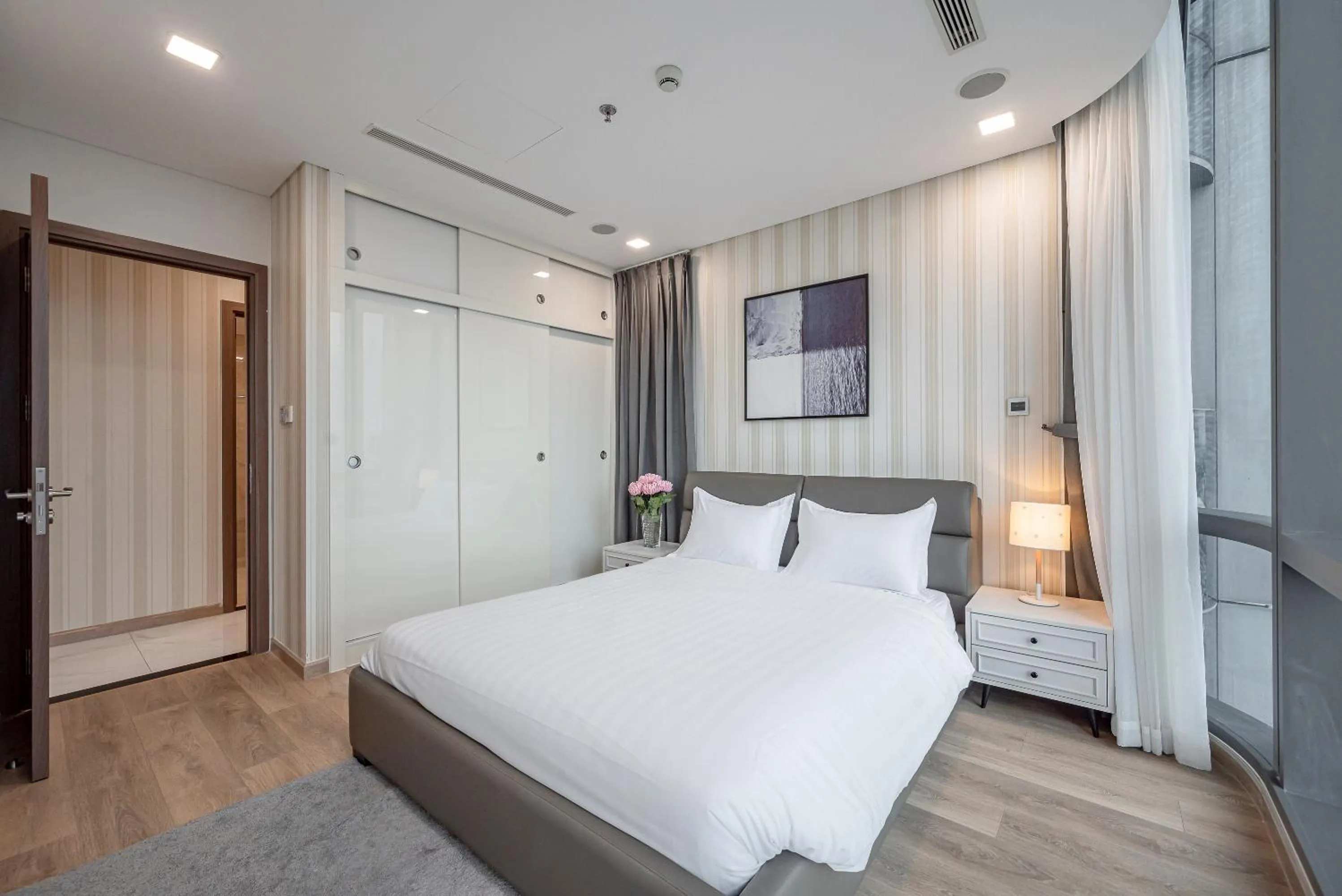 Bedroom, Bed in CeLaVie Serviced Apartment - The Vinhomes and Landmark